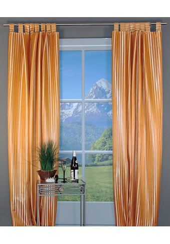 HOSSNER - ART OF HOME DECO Gardine »Triftsee« (1 St.) Schlaufensc...