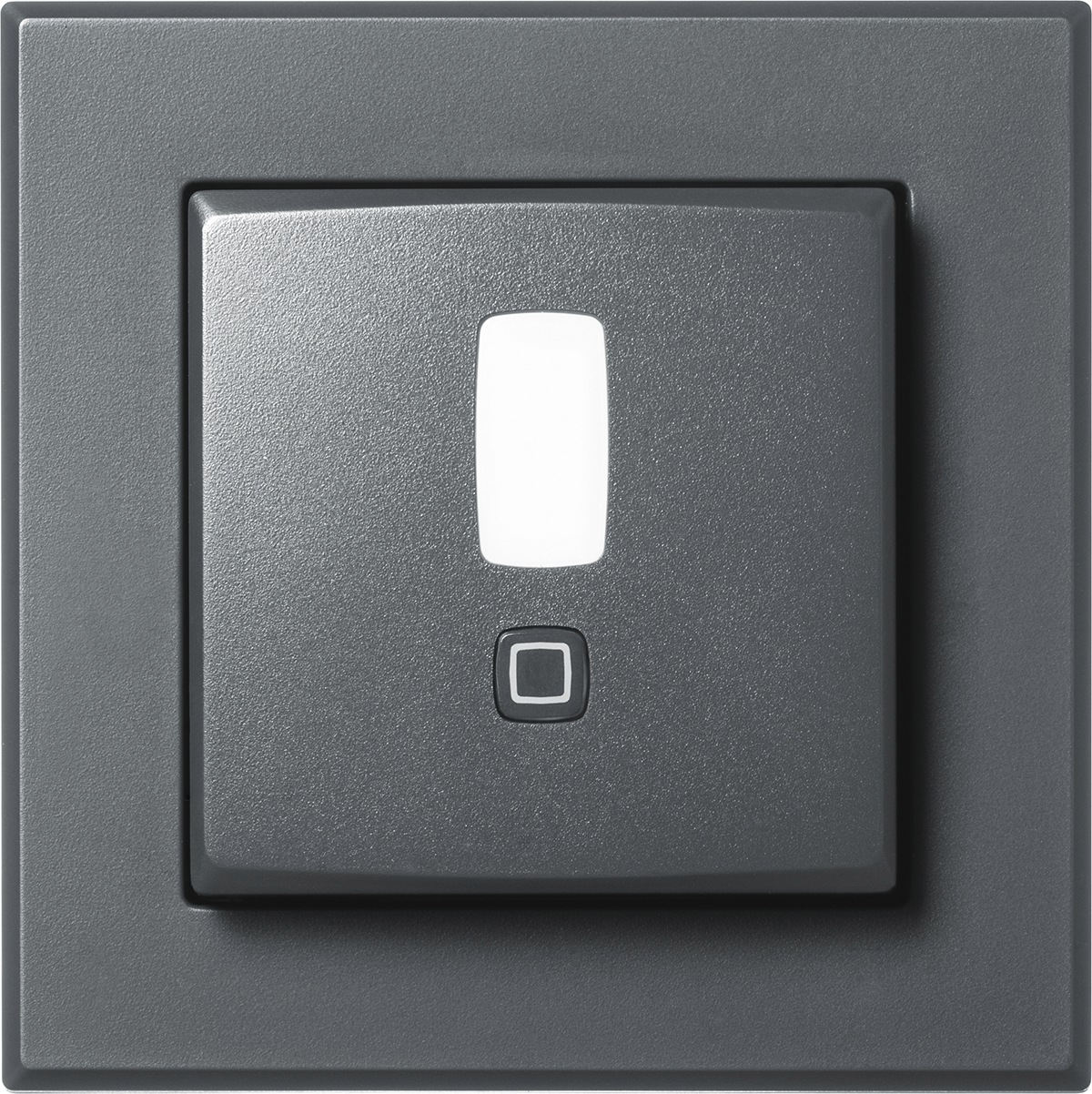 HOMEMATIC IP Bewegungsmelder "Bewegungsmelder für 55er Rahmen - innen (156242A0)", H:5cm, grau, Sensoren