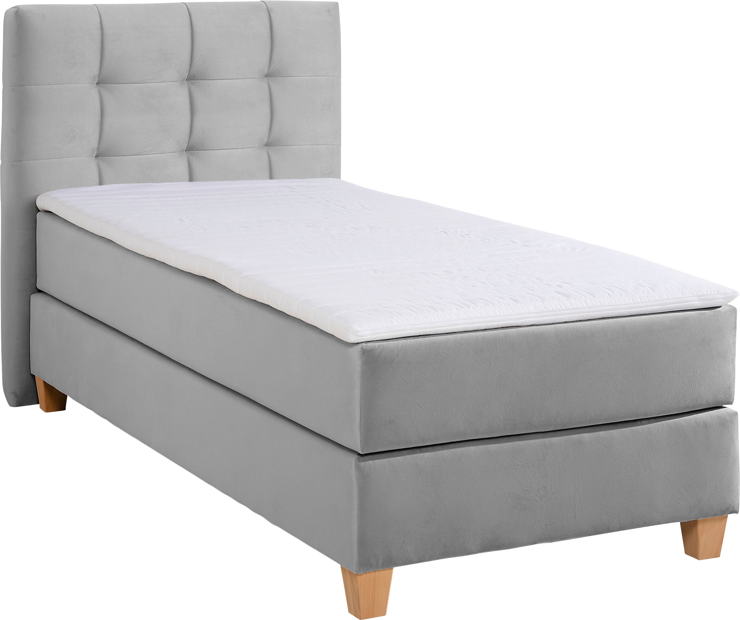 Home affaire Boxspringbett »Moulay«, inkl. Topper, in 3 Härtegraden, TFK auch in Härtegrad 4