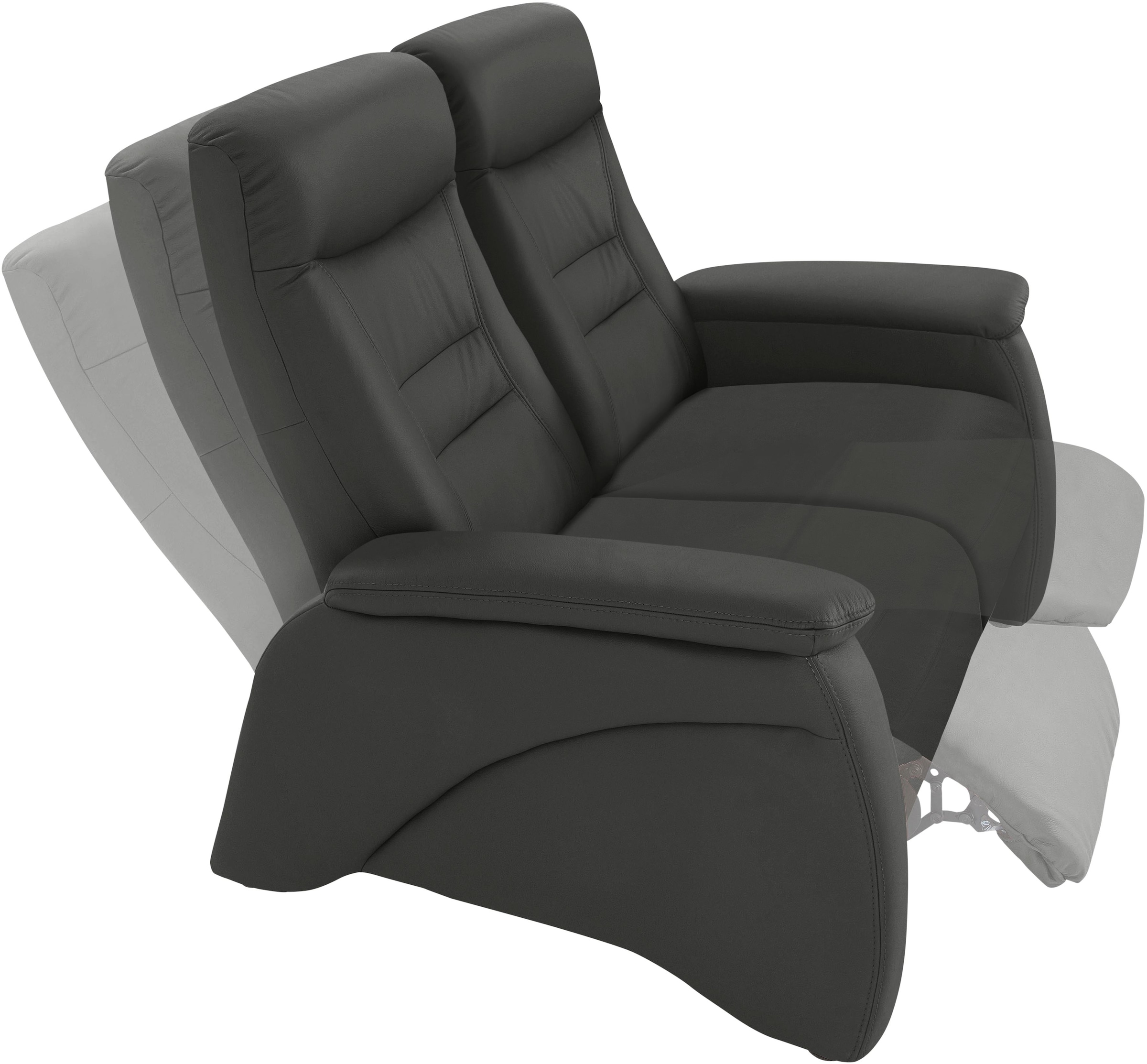 exxpo - sofa fashion 2-Sitzer »Ascoli, Kinosofa mit hohem Sitzkomfort, bequeme Armlehnen«, hoher Rücken, inkl. Relaxfunktion