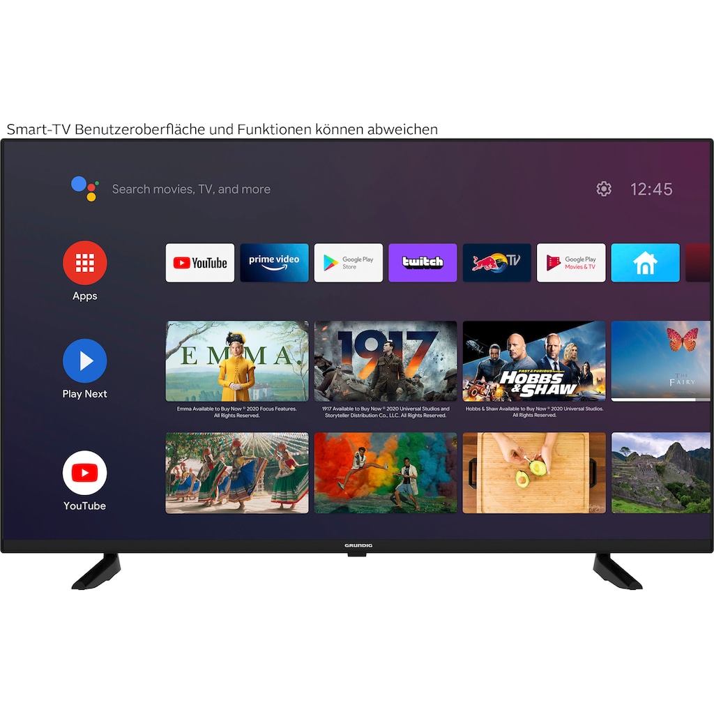 Grundig LED-Fernseher »55 VOE 72«, 139 cm/55 Zoll, 4K Ultra HD, Android TV-Smart-TV