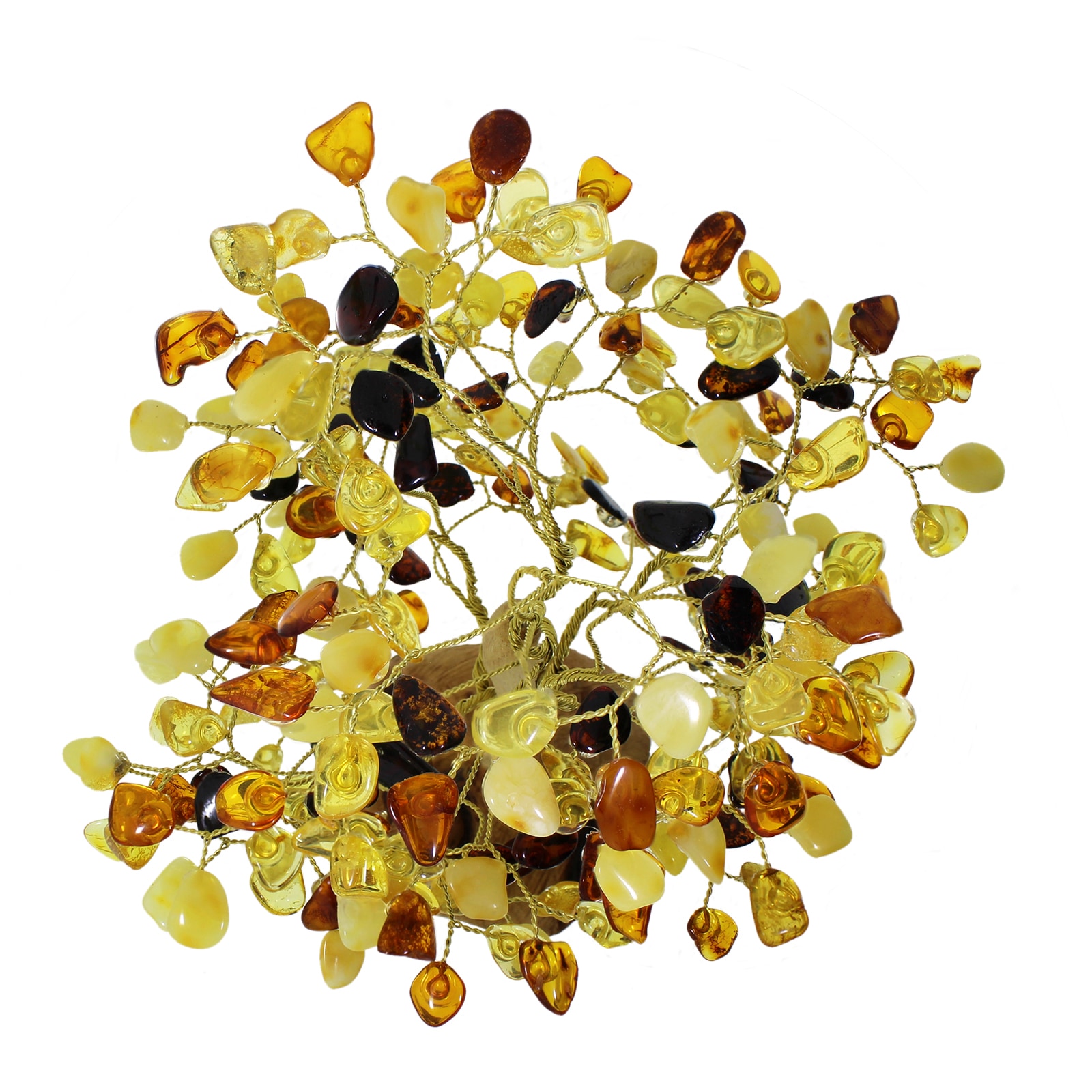 OSTSEE-SCHMUCK Dekobaum »- 15 cm, 216 Bernsteine - Bernstein -,«
