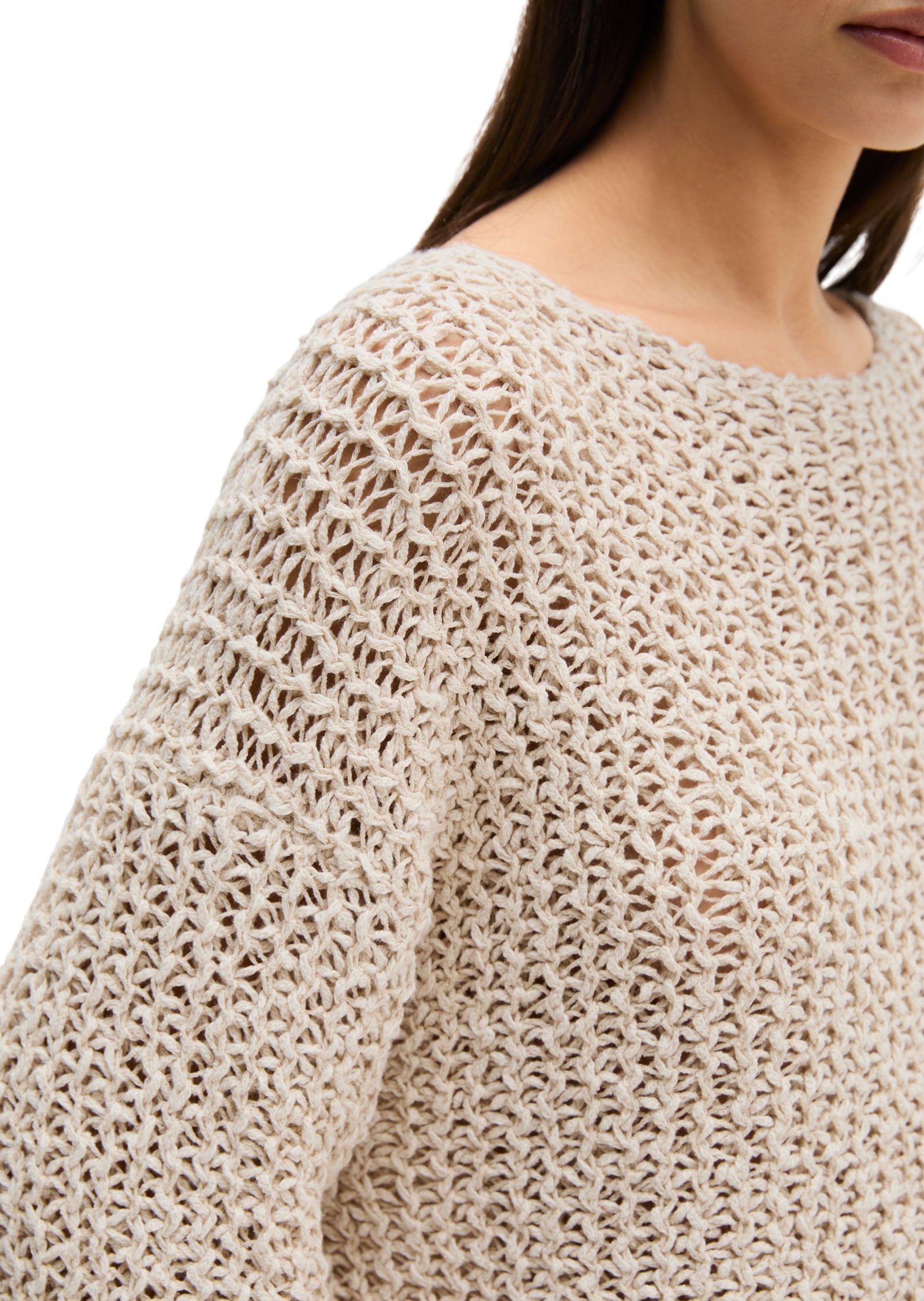 Marc O'Polo Strickpullover »aus Organic-Cotton-Mix-Slub«