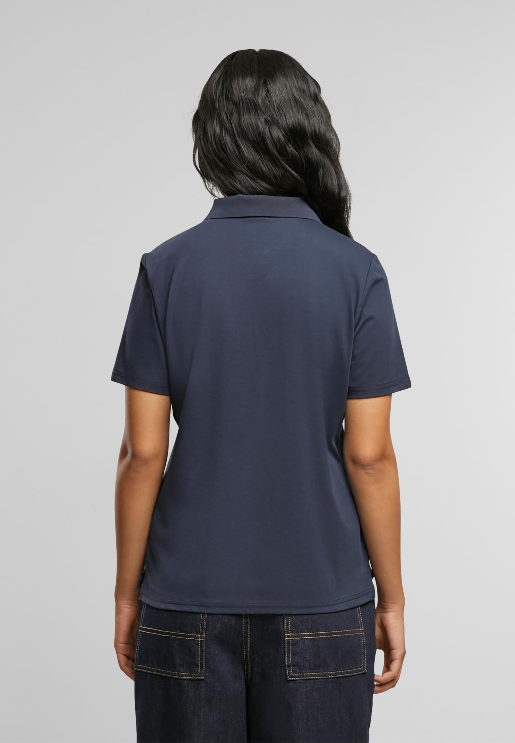 URBAN CLASSICS Poloshirt »Urban Classics Ladies Sorona Polo Tee«, (1 tlg.)