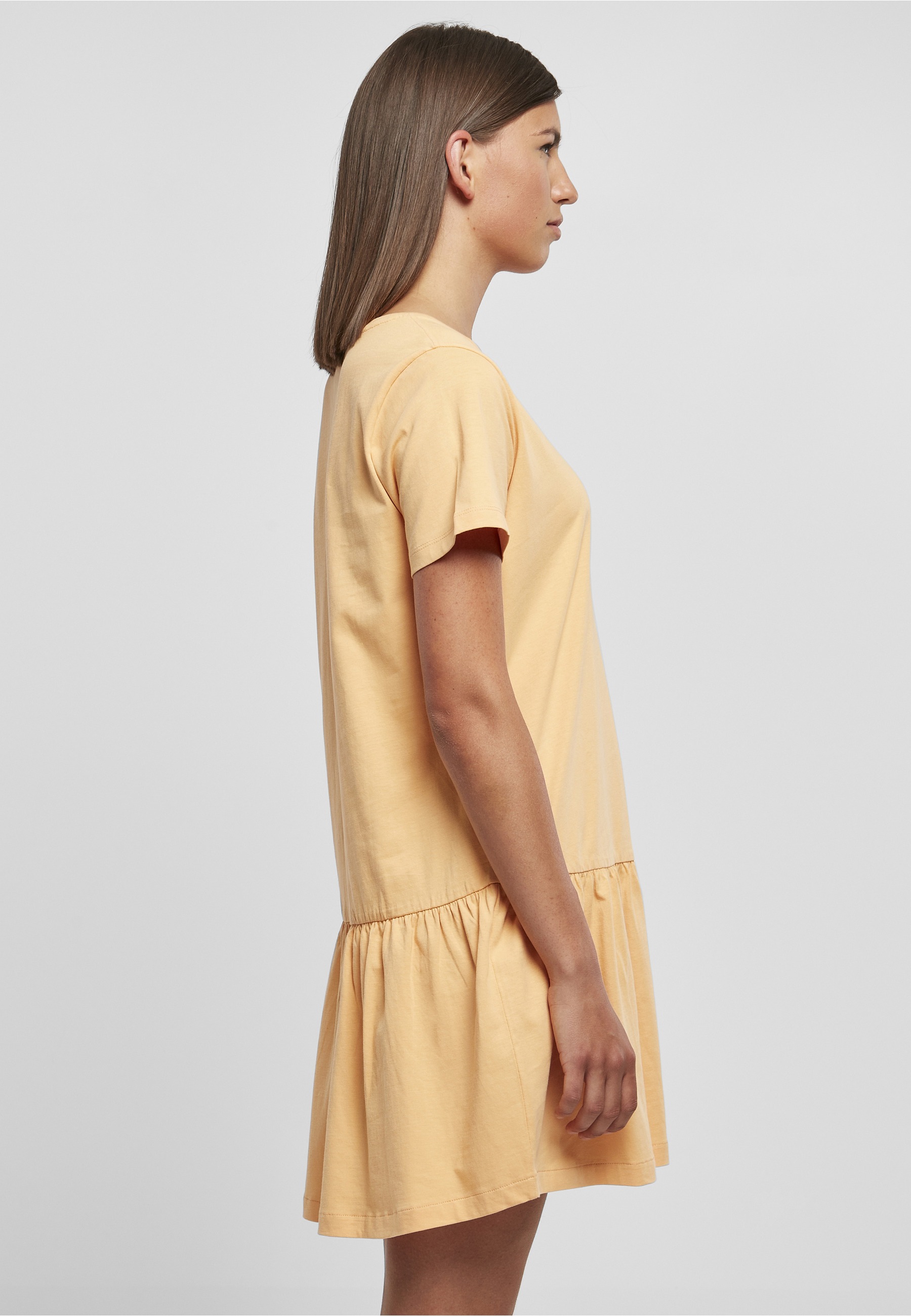 URBAN CLASSICS Shirtkleid »Urban Classics Damen Ladies Valance Tee Dress« 1 Stk. tlg.