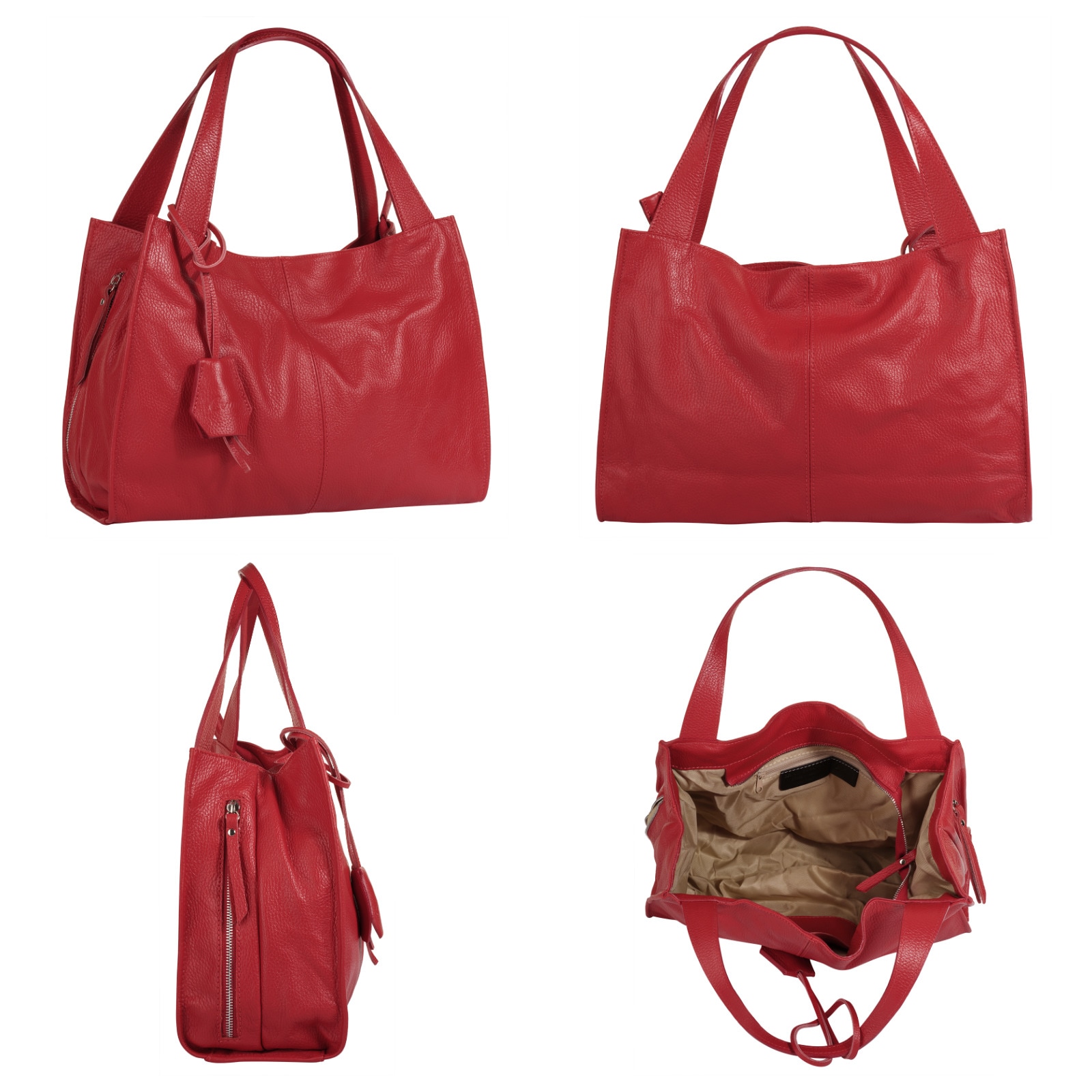 Cluty Shopper, echt Leder, Made in Italy