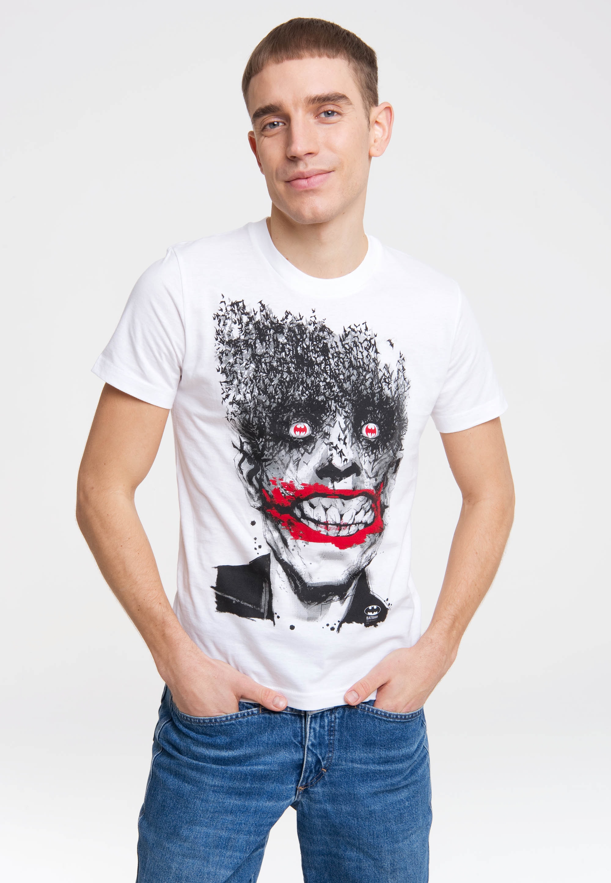 T-Shirt »DC Batman - Joker Bats«, mit schaurigem Joker-Frontprint