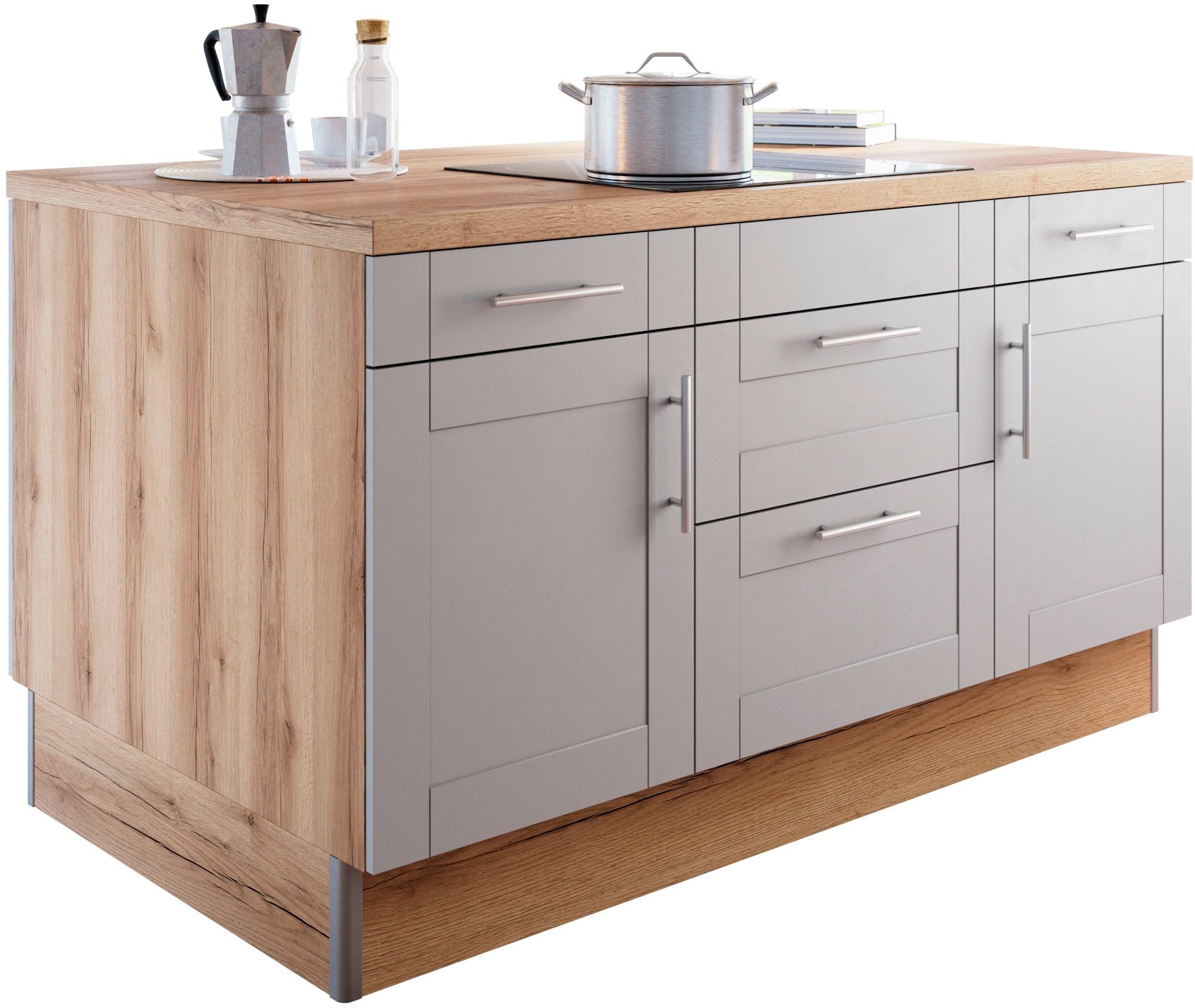 OPTIFIT Küche »Ahus«, 160 x 95 cm breit, Soft Close Funktion