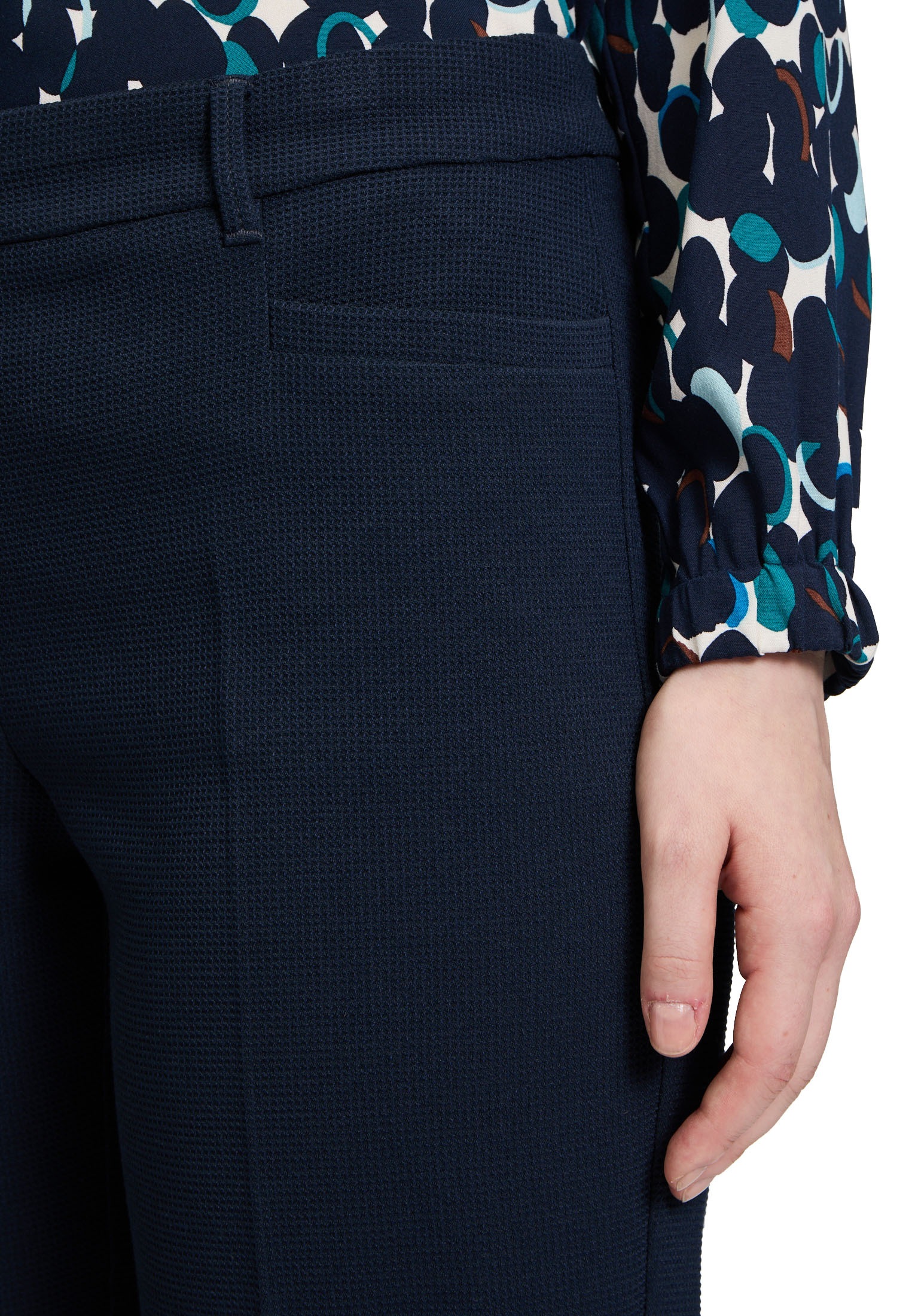 Betty Barclay Bügelfaltenhose »Betty Barclay Businesshose mit Biesen«, Material