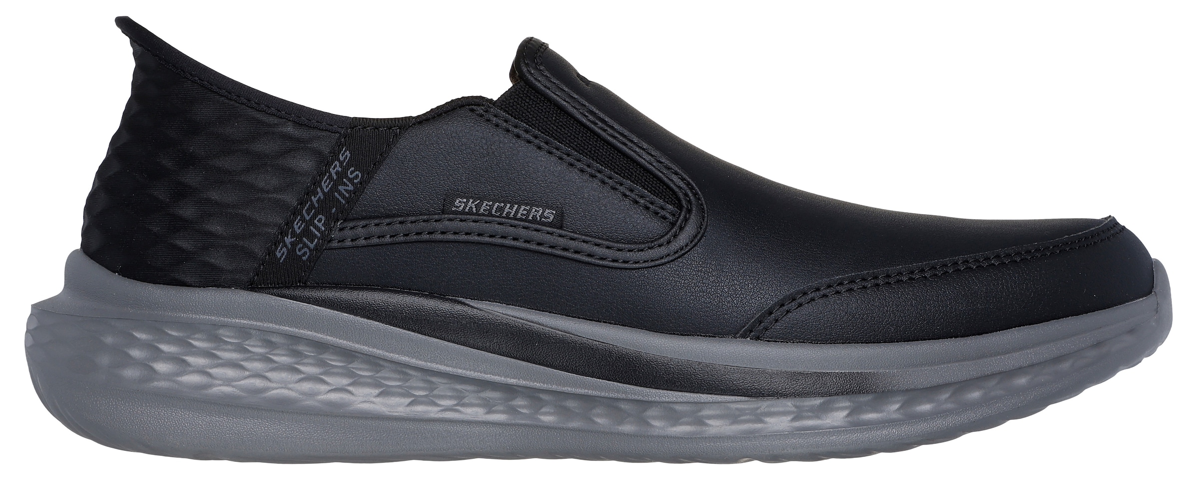 Skechers Slip-On Sneaker »SLADE-«, Slipper, Freizeitschuh, Halbschuh mit Goga Mat Funktion