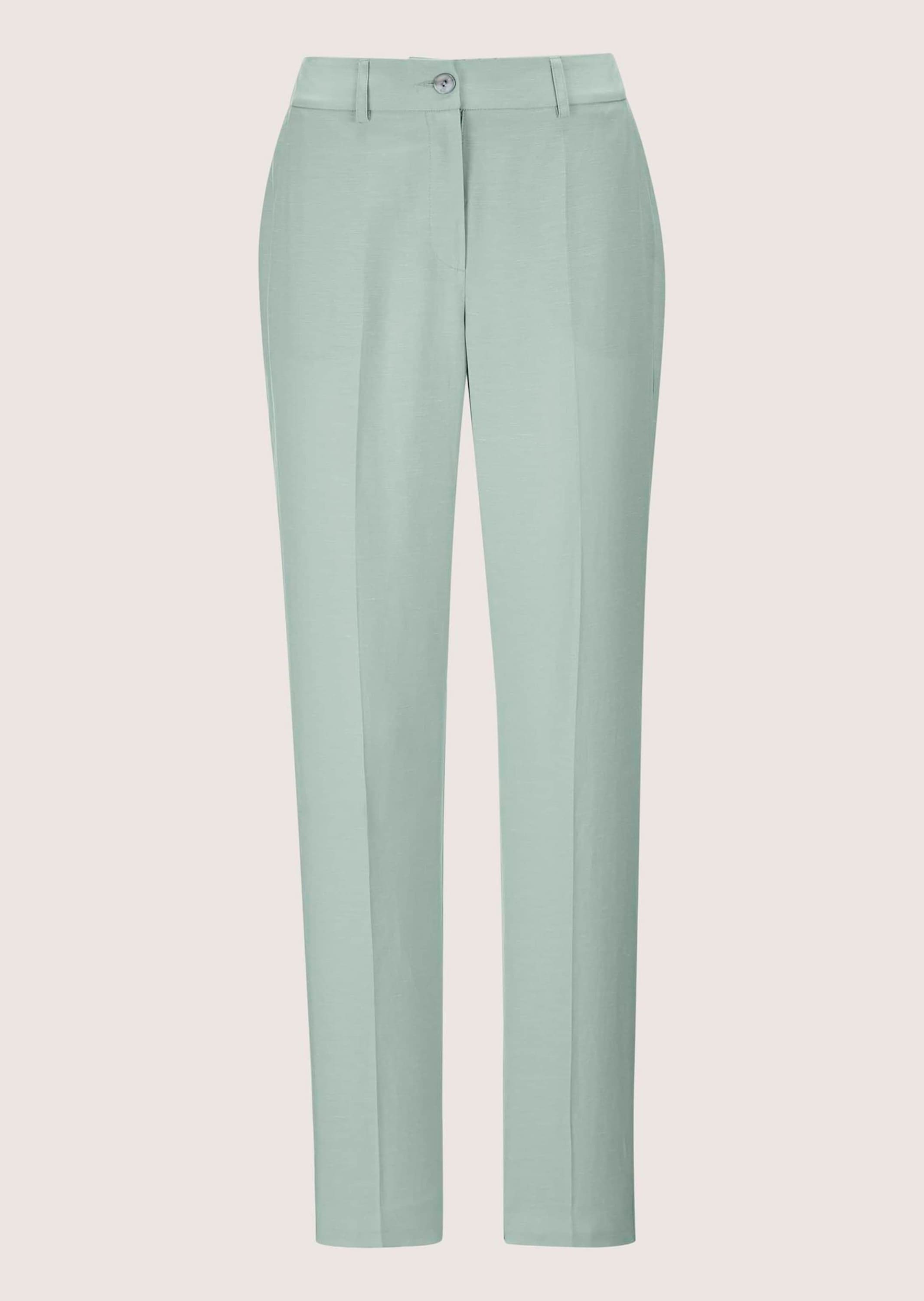 MADELEINE Bügelfaltenhose "Leinenhose Schlichte Stoffhose mit Bügelfalten"