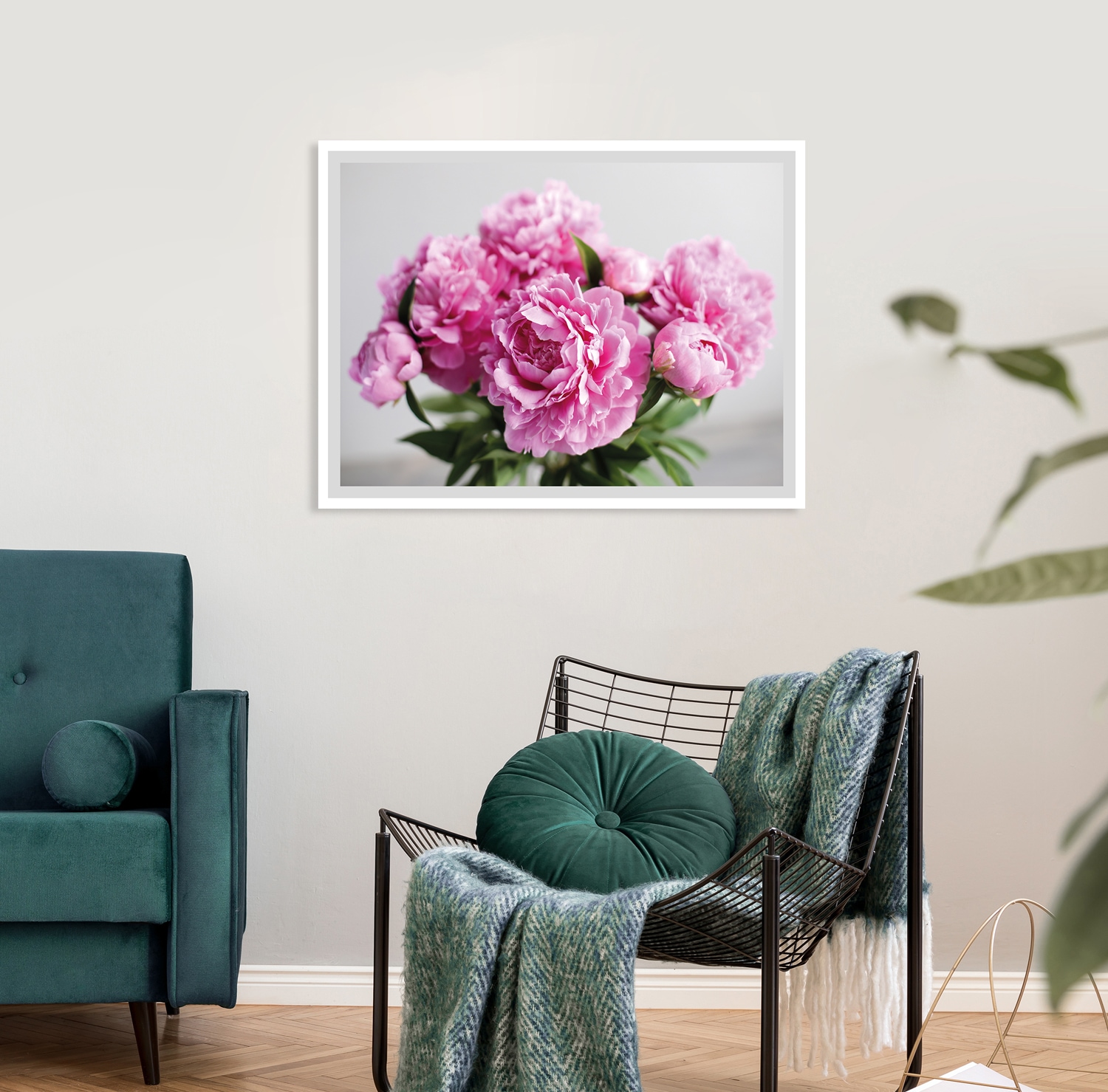 queence Bild "Linn", Blumen, gerahmt, Rosen günstig online kaufen