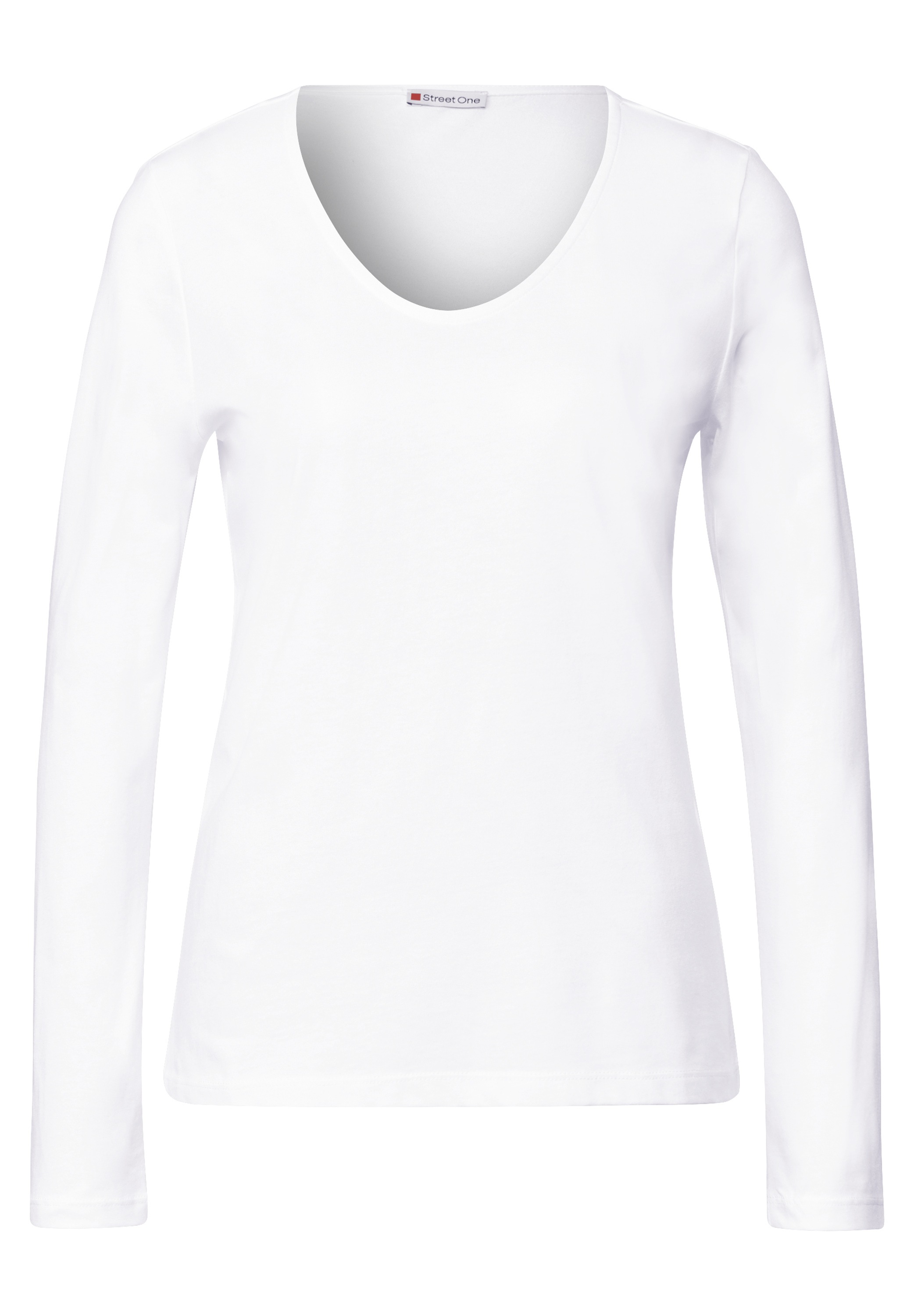 STREET ONE Langarmshirt, im soften Baumwoll-Mix