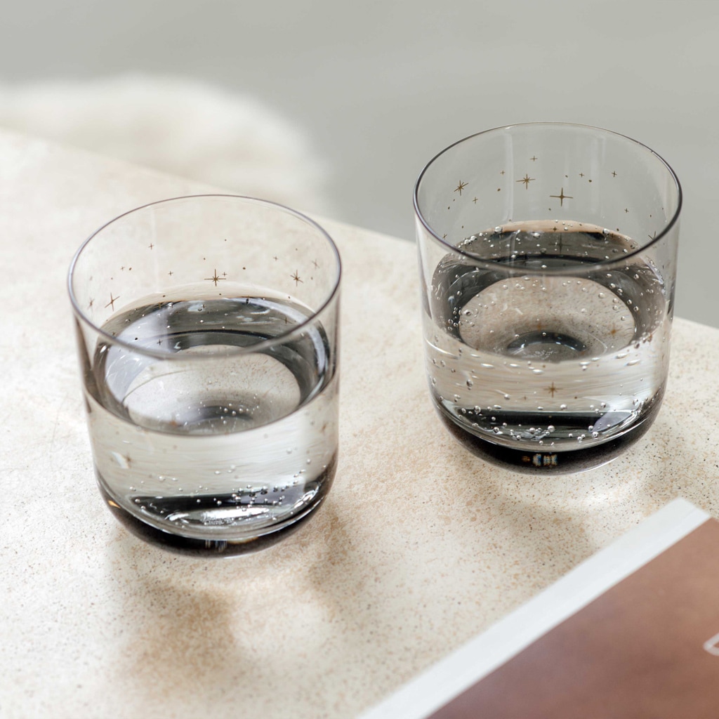 like. by Villeroy & Boch Glas »Wassergläser Winter Glow 200 ml 6er Set grau«