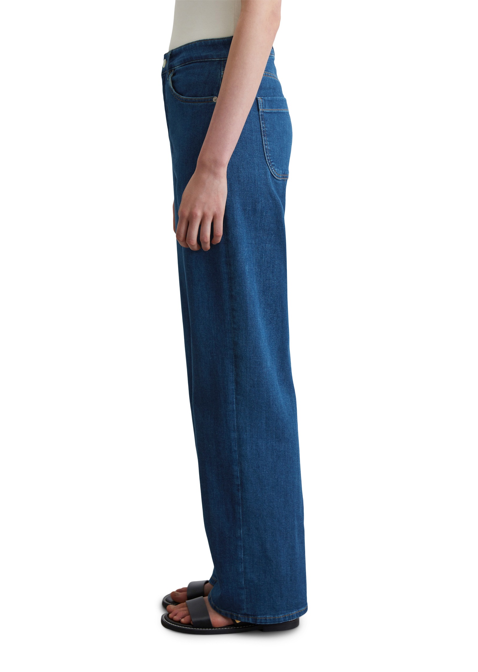 Marc OPolo Weite Jeans "aus Cashmere Touch Denim" günstig online kaufen