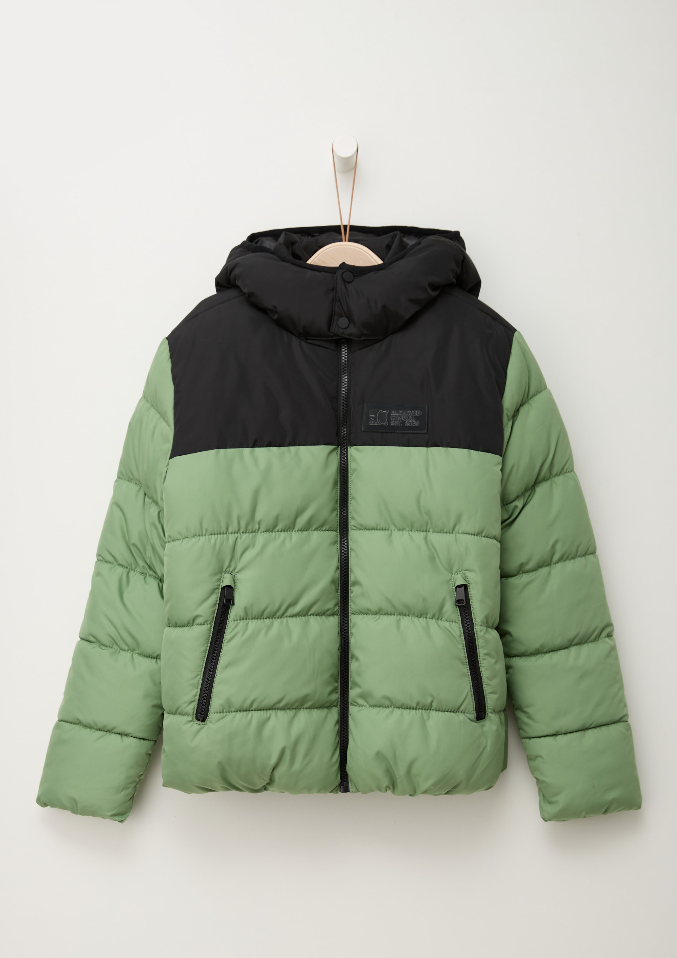 s.Oliver Junior Outdoorjacke, mit Kapuze, mit Kapuze