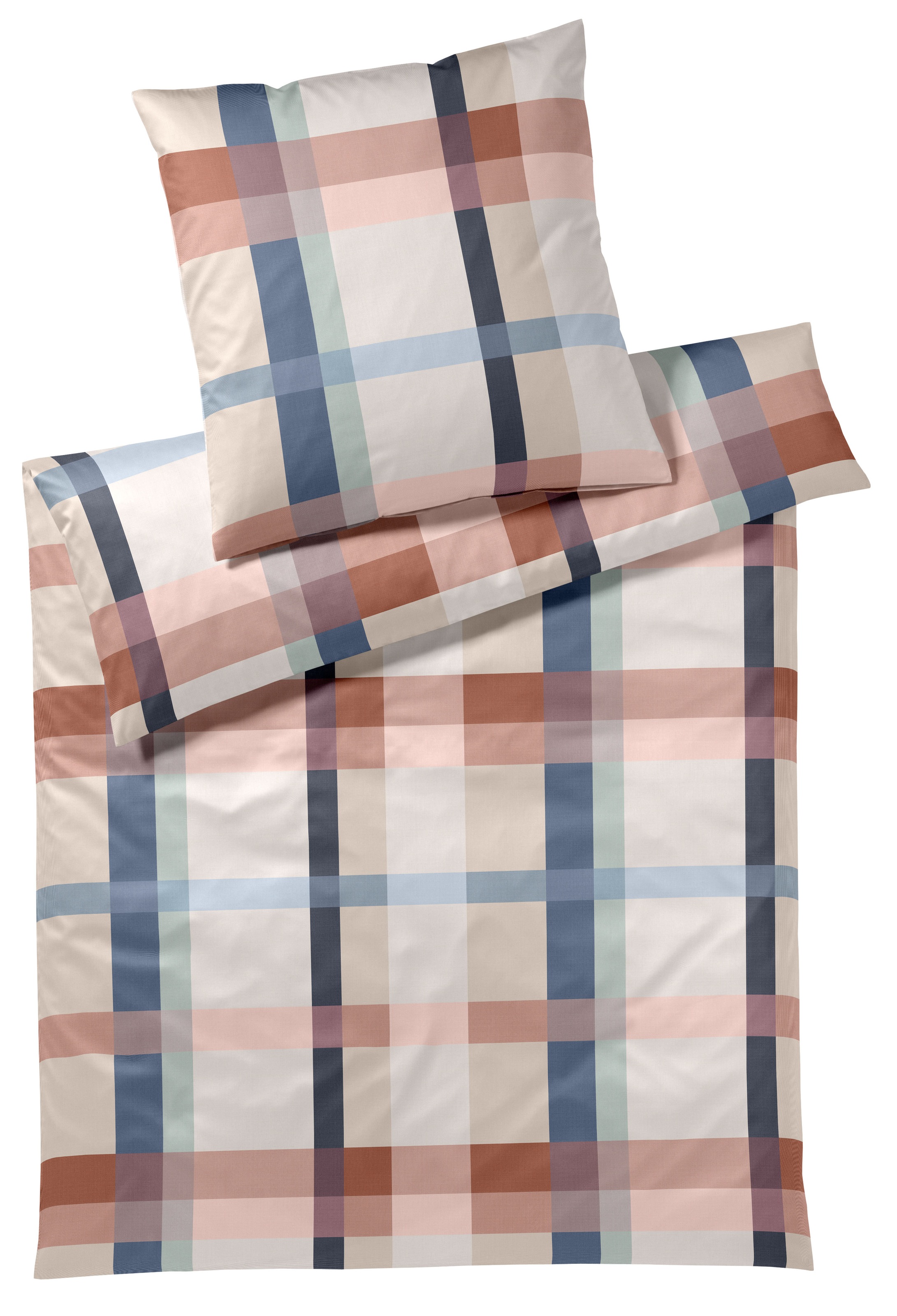 Elegante Bettwäsche "carree" 2 Stk. tlg. angenehmes Hautgefühl günstig online kaufen
