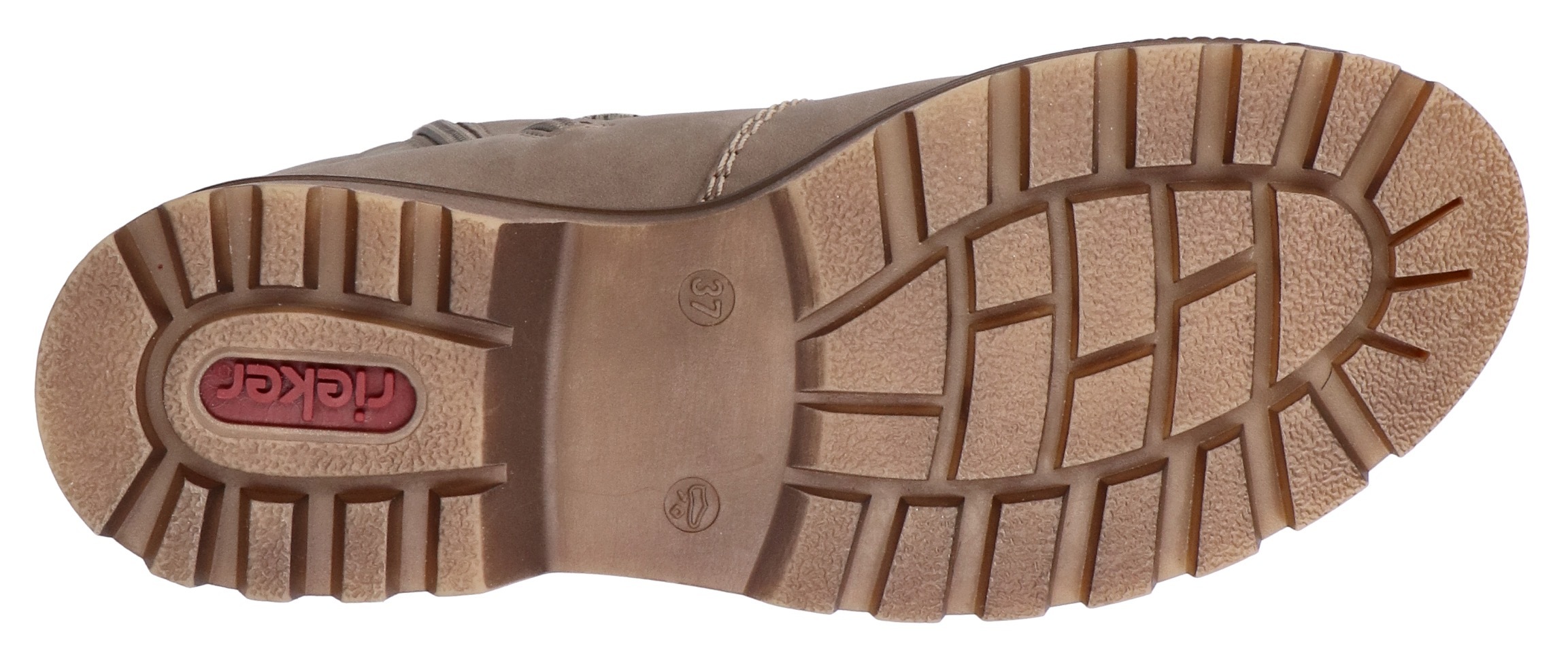 Rieker Winterstiefelette, Winterboots, Profilsohle, mit Innenreißverschluss