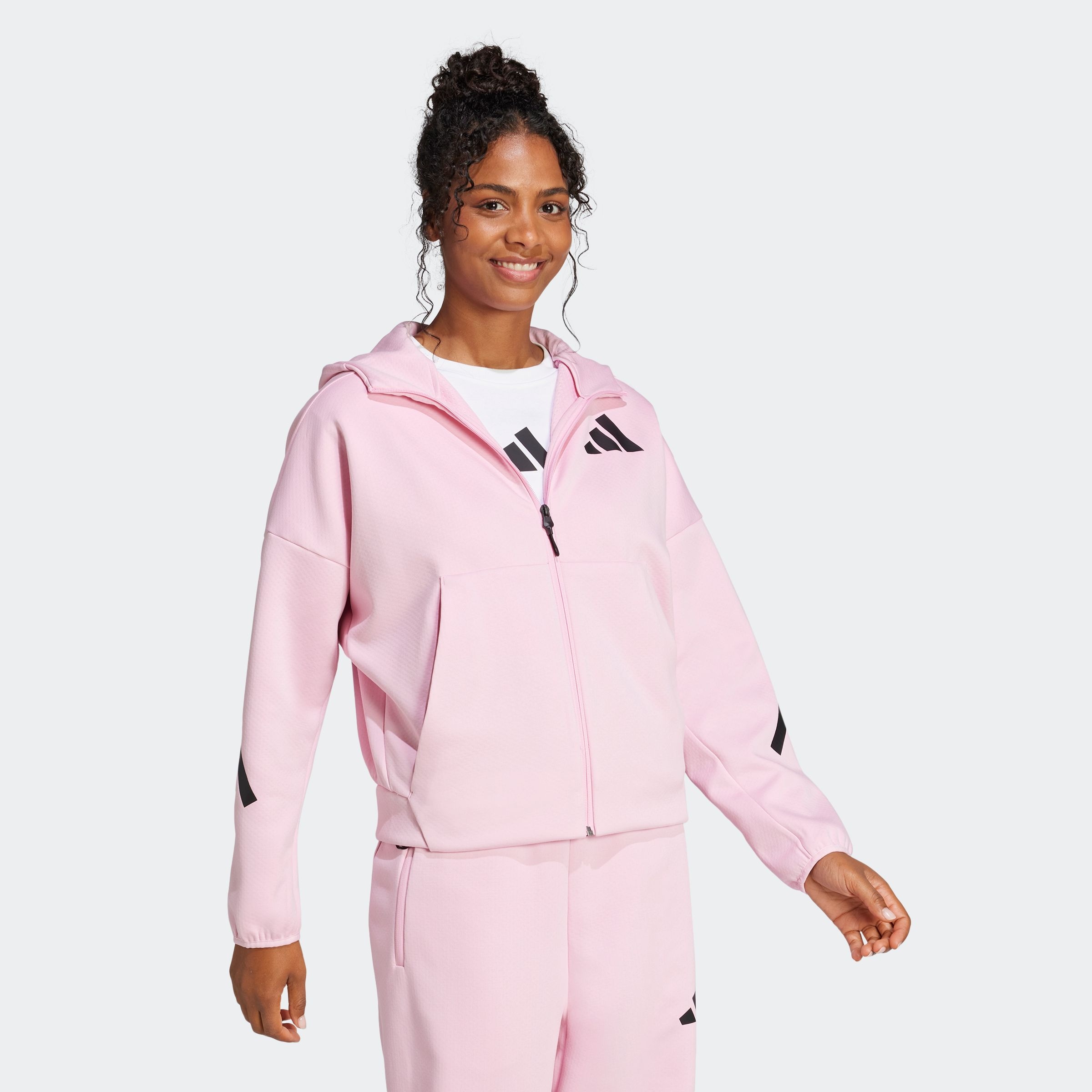adidas Sportswear Kapuzensweatshirt "W Z.N.E. FZ" günstig online kaufen