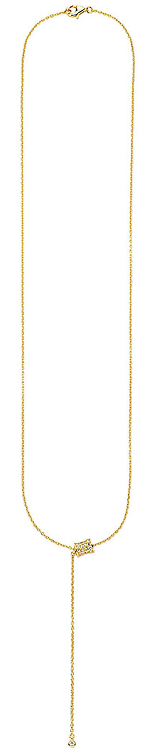 Aniston JEWELRY & WATCHES Y-Kette »Schmuck Geschenk Silber 925 Halsschmuck«, mit Zirkonia (synth.)