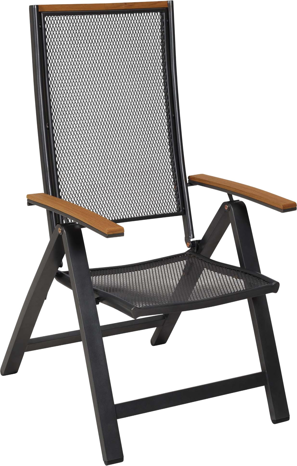 MERXX Garten-Essgruppe »Itanos« Set, 7 tlg. inkl. 6 Klappsessel, 1 Ausziehtisch
