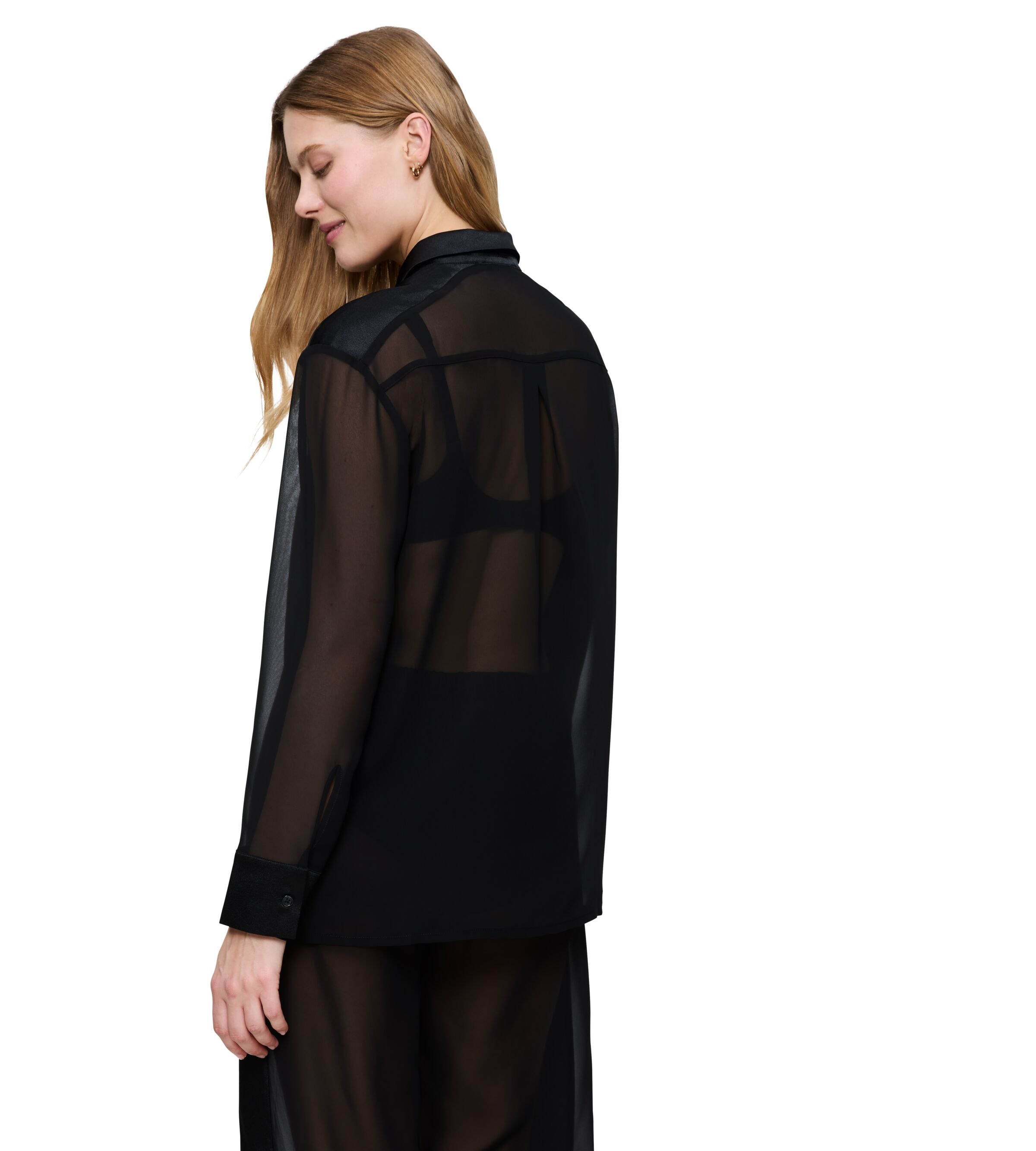 Triumph Hemdbluse »A Weekend to Remember Shirt«, transparenter Look