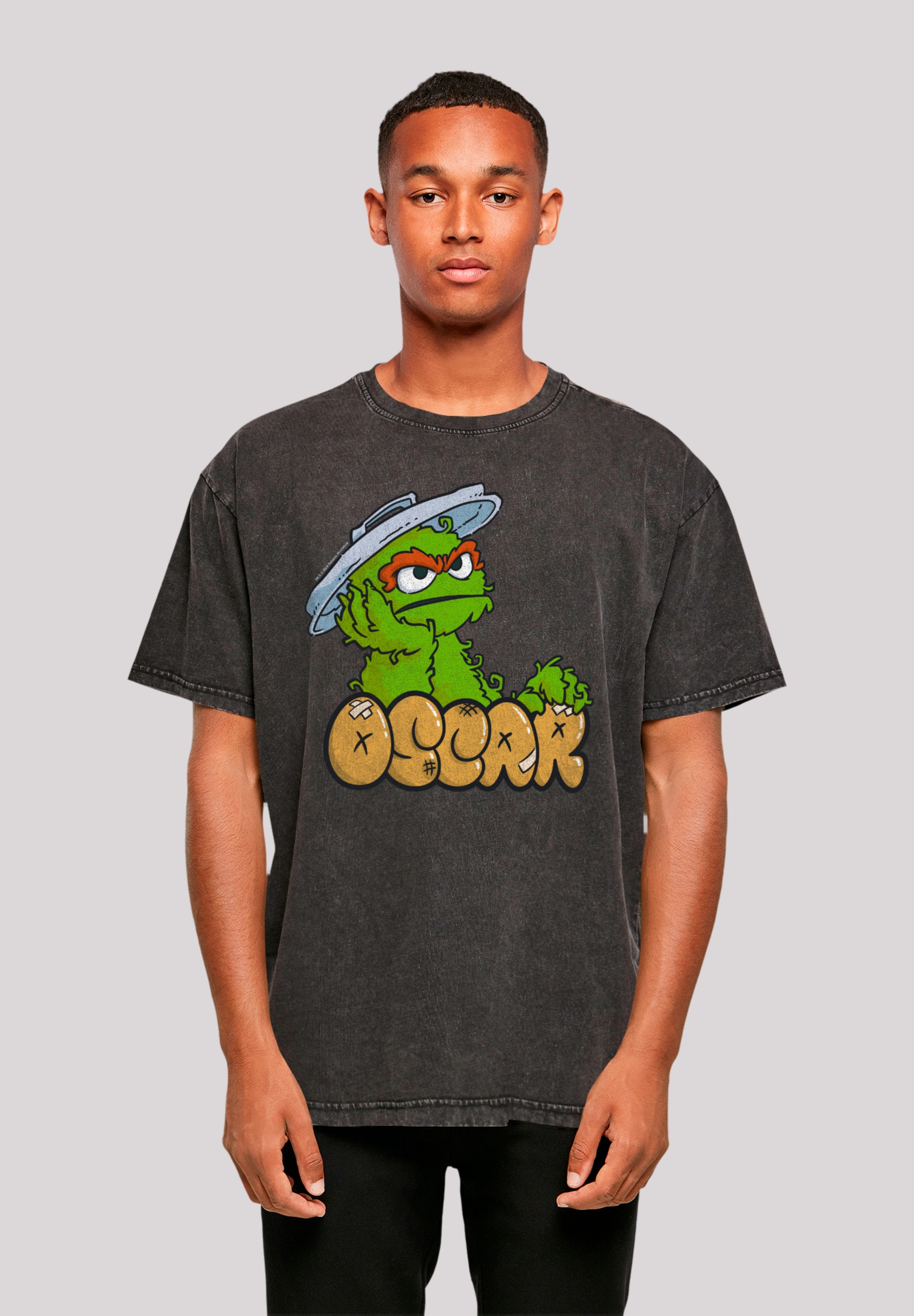 T-Shirt »Sesamstraße Oscar Annoyed«, Premium Qualität, Weihnachts-Kollection