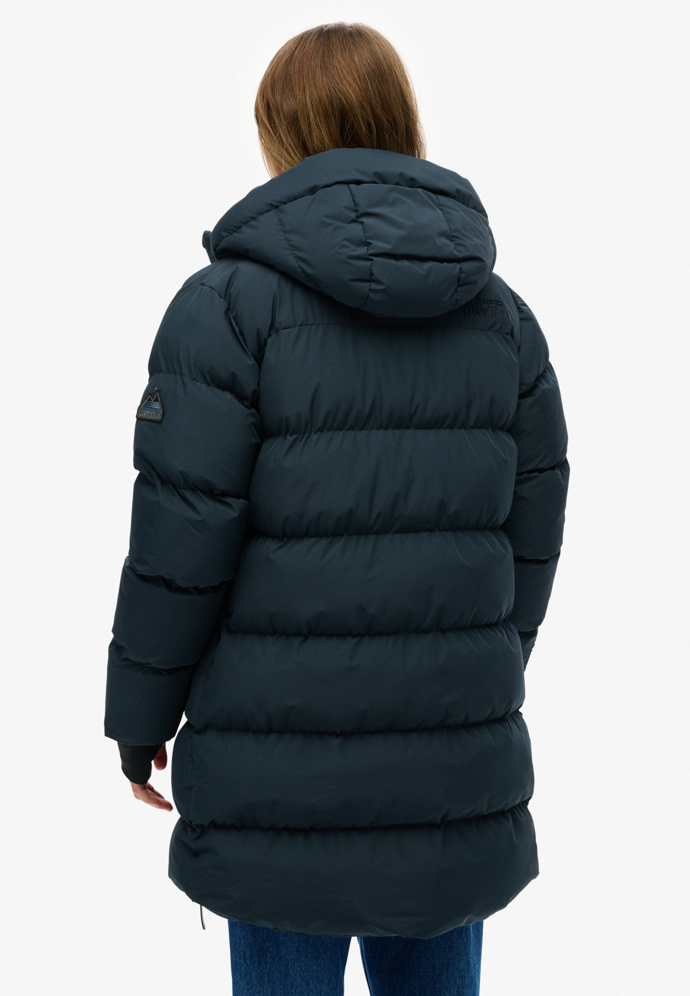 Thumbnail - Superdry Steppjacke "HOODED SPORTS PUFFER MID JKT" mit Kapuze
