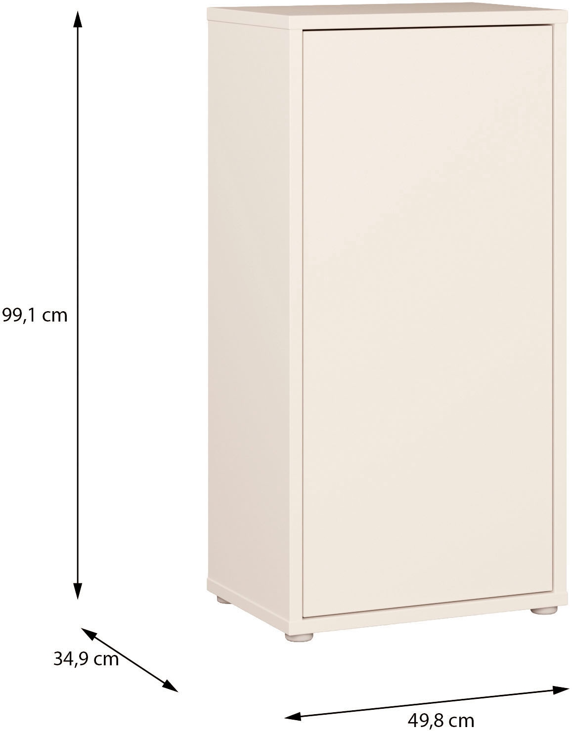 FORTE Mehrzweckschrank »Alice Springs Mehrzweckschrank, verschiedene Ausführungen, Grifflos« Grifflos, Push to Open