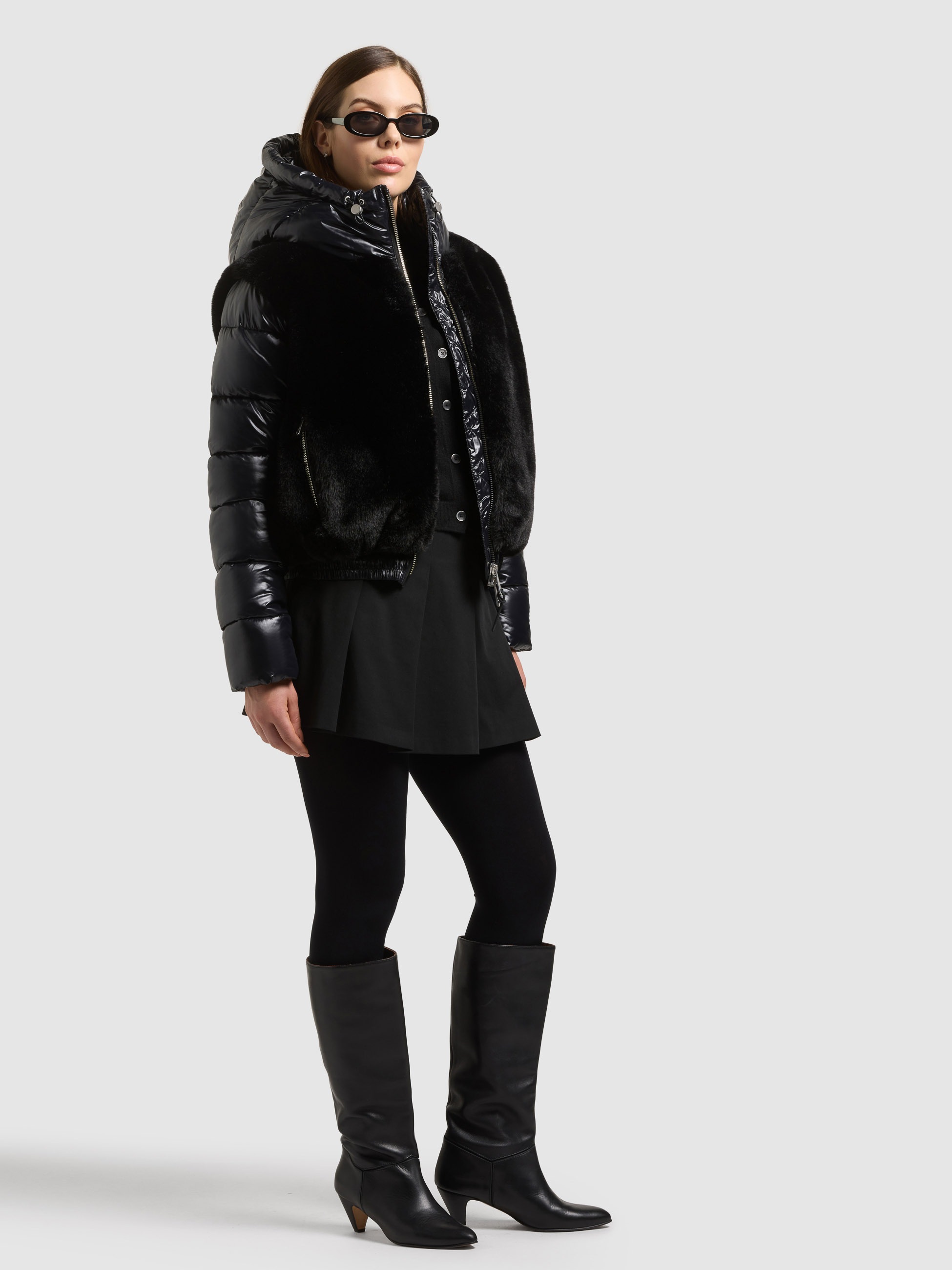 khujo Blouson »ONIKA« mit Kapuze