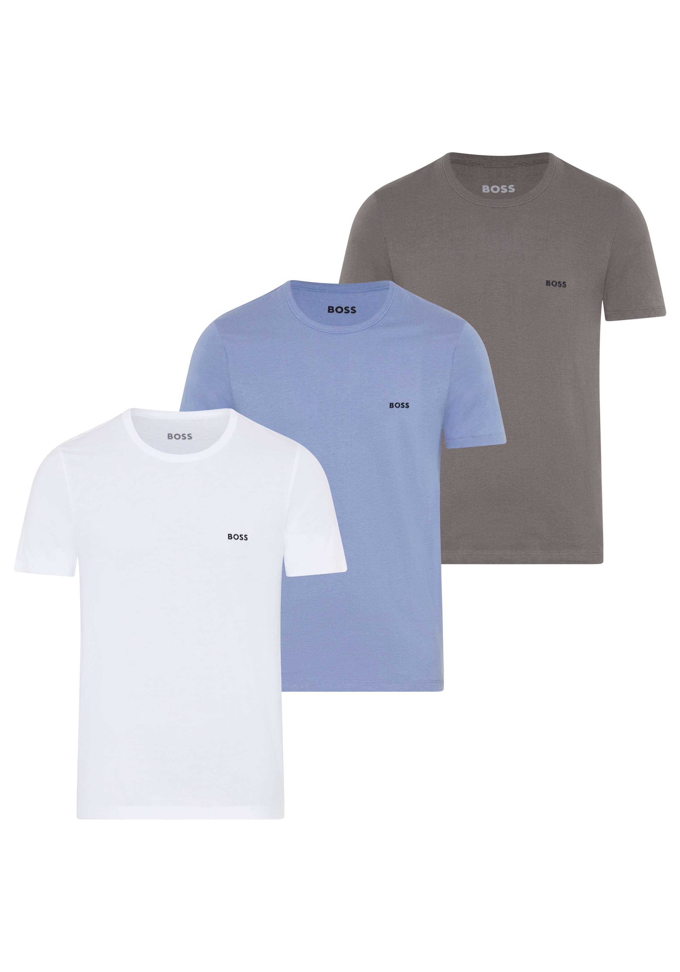 BOSS T-Shirt "TShirtRN 3P Classic" Packung, 3 Stk. günstig online kaufen
