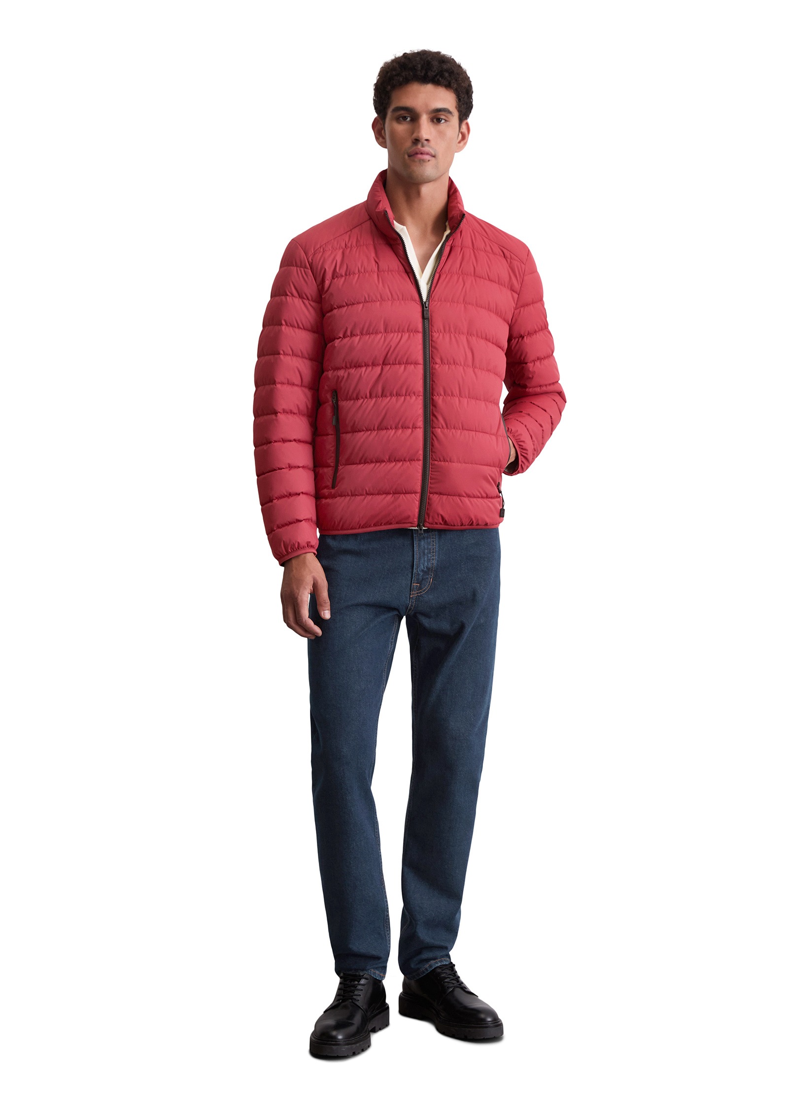 Marc O'Polo Outdoorjacke »aus recyceltem Performance-Polyester«, ohne Kapuze