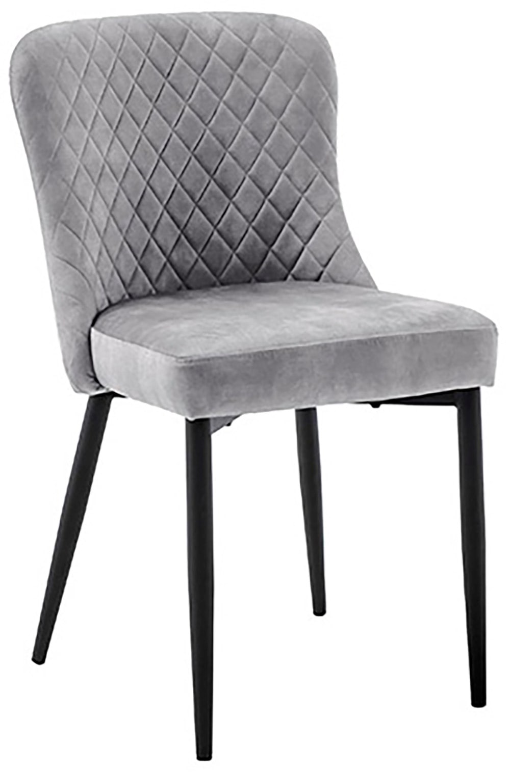 MCA furniture 4-Fußstuhl »ABOSHI Esszimmerstuhl (4er Set)«, (Set), 4 St., Veloursstoff, Taschenfederkern, Metall schwarz,Vintage-Veloursoptik,belastbar 120 kg