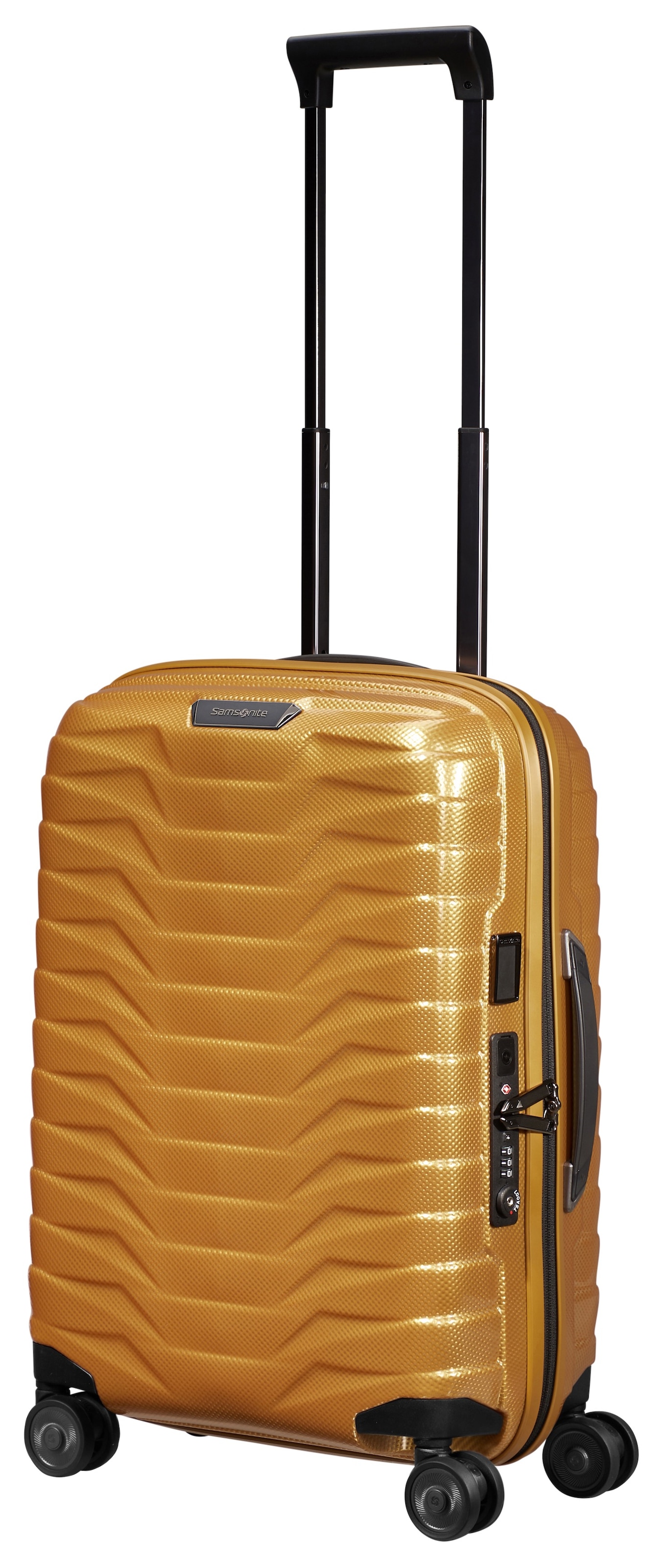 SAMSONITE Hartschalen-Trolley "PROXIS, verschiedene Größen und Farben", gold, Polypropylen, unifarben, festlich, Koffer, Trolley Reisegepäck