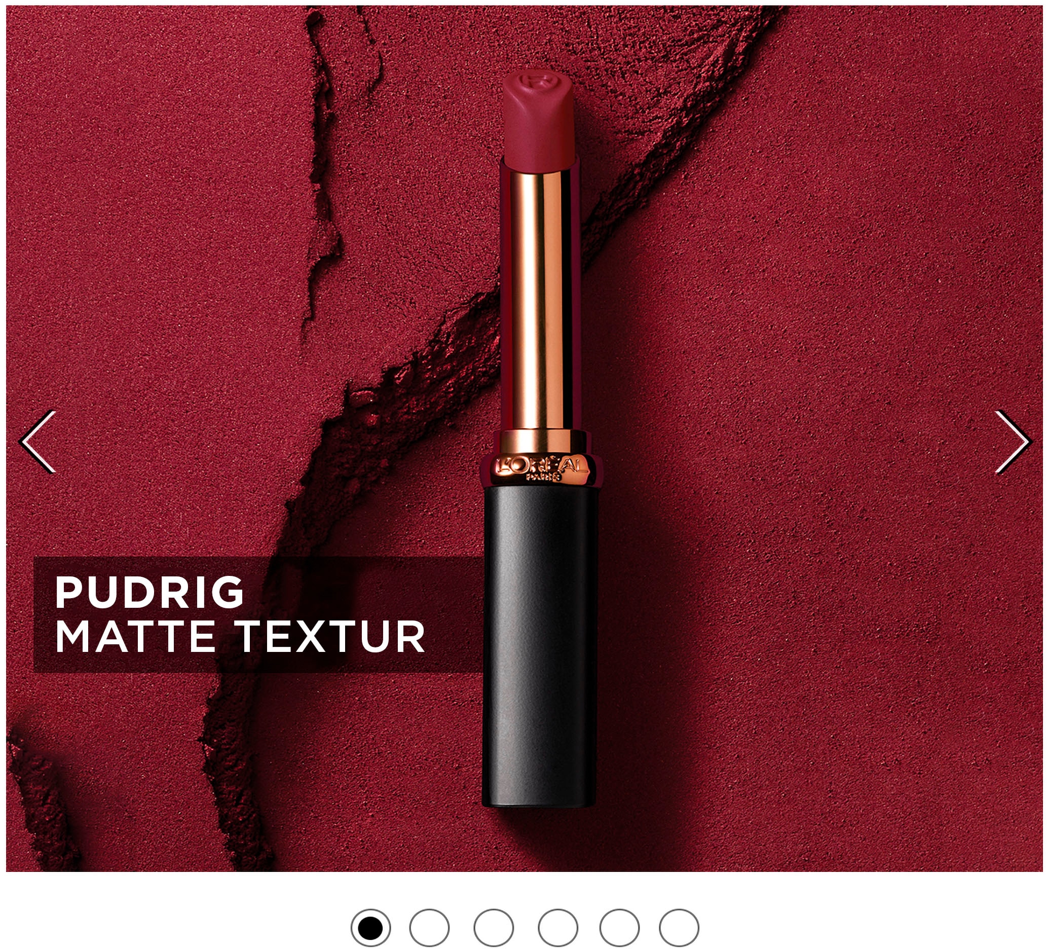 L'ORÉAL PARIS Lippenstift »Color Riche Intense Volume Matte«, mit natürlichen Inhaltstoffen