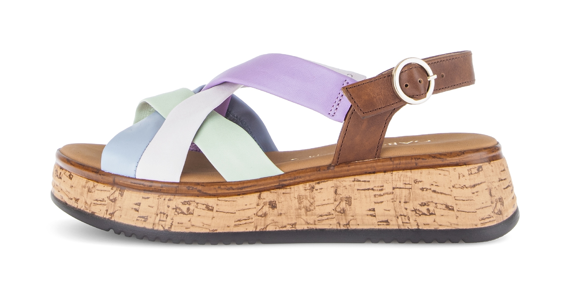 Gabor Keilsandalette »Rhodos«  Riemchensandale, Sommerschuh in Bequemweite G (= weit)