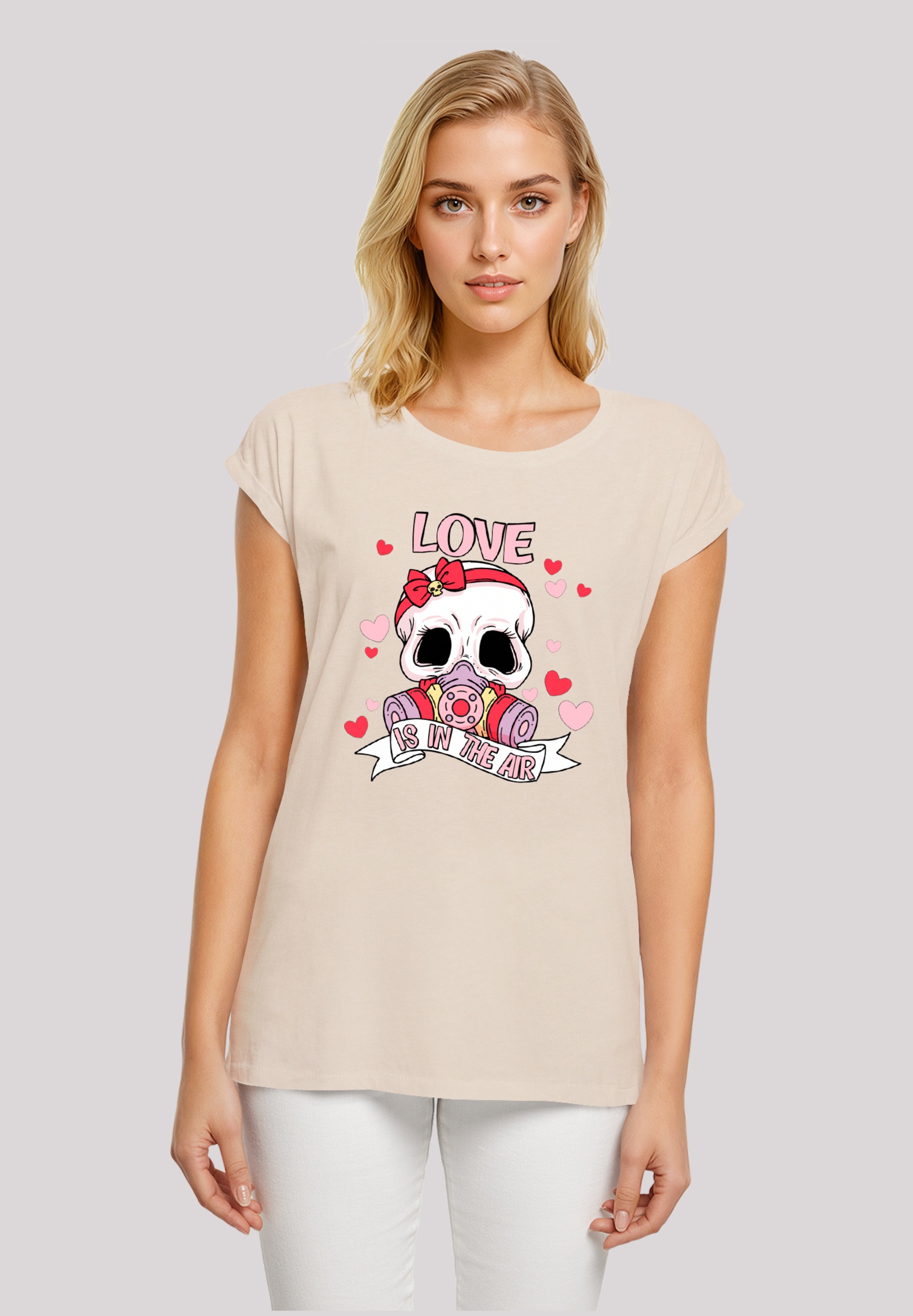 F4NT4STIC T-Shirt "Anti Valentinstag LOVE is in the air", Premium Qualität günstig online kaufen