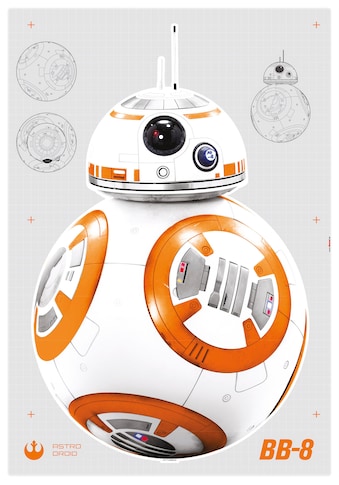 Komar Wandtattoo »Star Wars BB-8« (6 St.) 10...