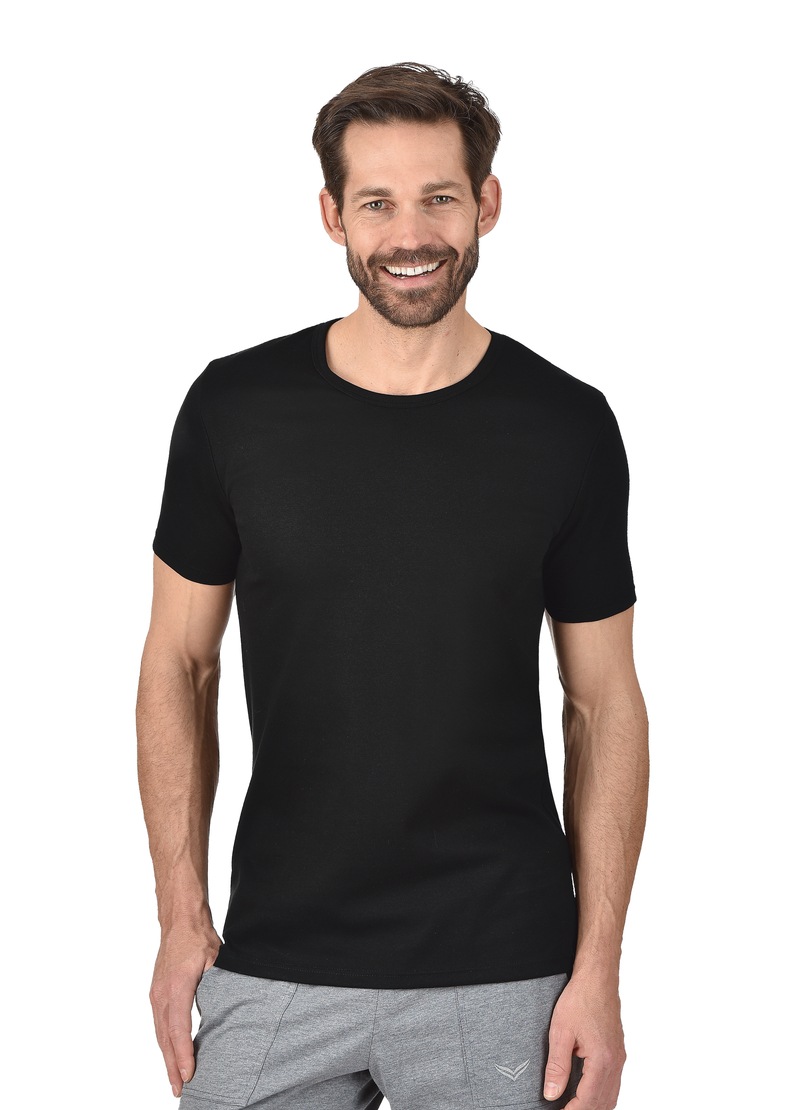 Trigema T-Shirt »TRIGEMA T-Shirt aus Baumwolle/Elastan«