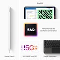 Apple Tablet »12,9" iPad Pro 2022 Wi‑Fi + Cellular«, (iPadOS)