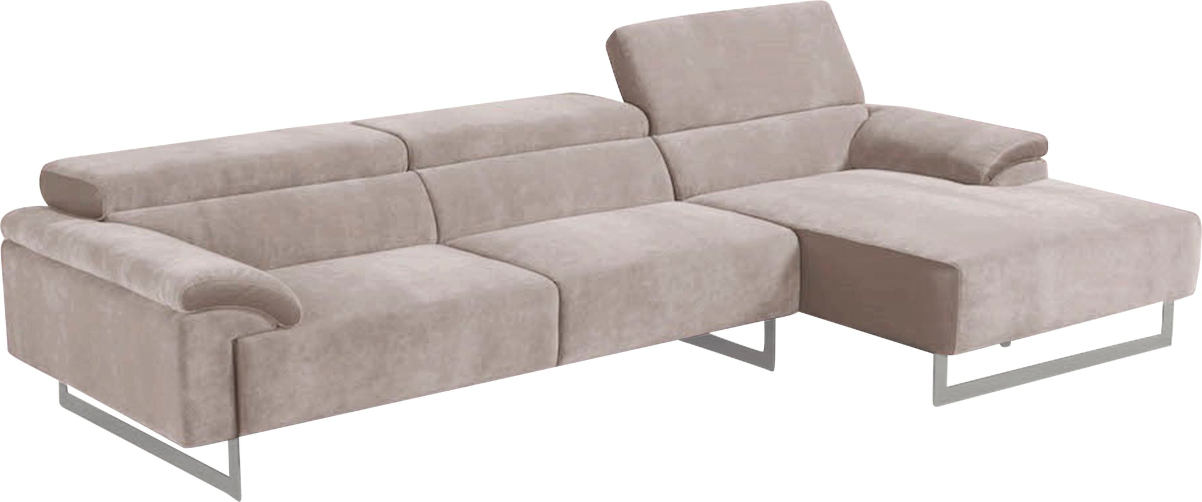 Egoitaliano Ecksofa "Malika, edel und bequem, Designsofa mit hochwertigen B günstig online kaufen
