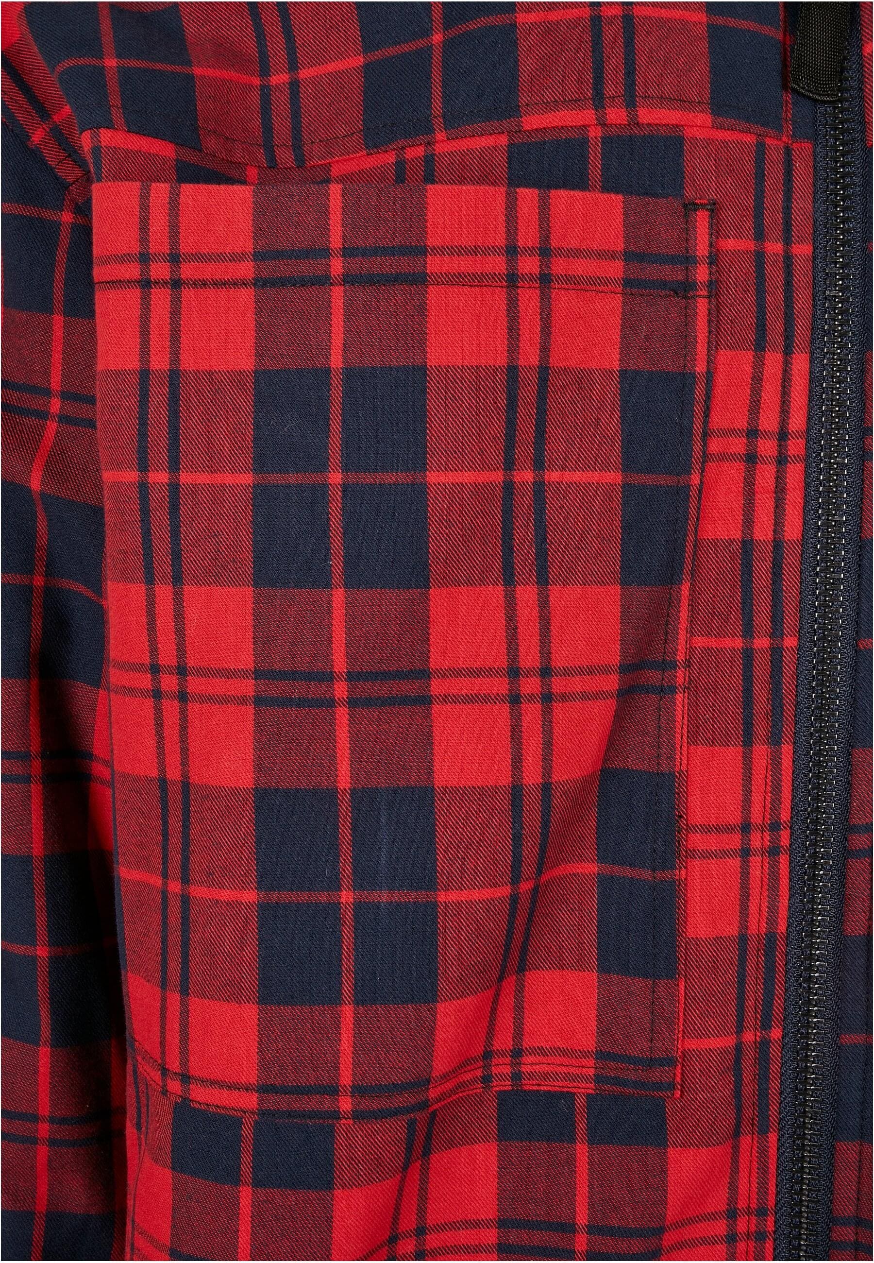 Southpole Allwetterjacke »Southpole Herren Southpole Check Flannel Sherpa Jacket«, (1 St.), ohne Kapuze