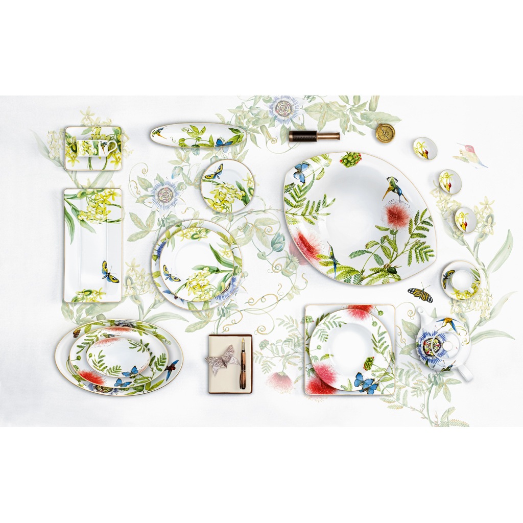 Villeroy & Boch Espressotasse »Mokka- / Espressotassen Amazonia Anmut 100 ml 6er Set bunt«