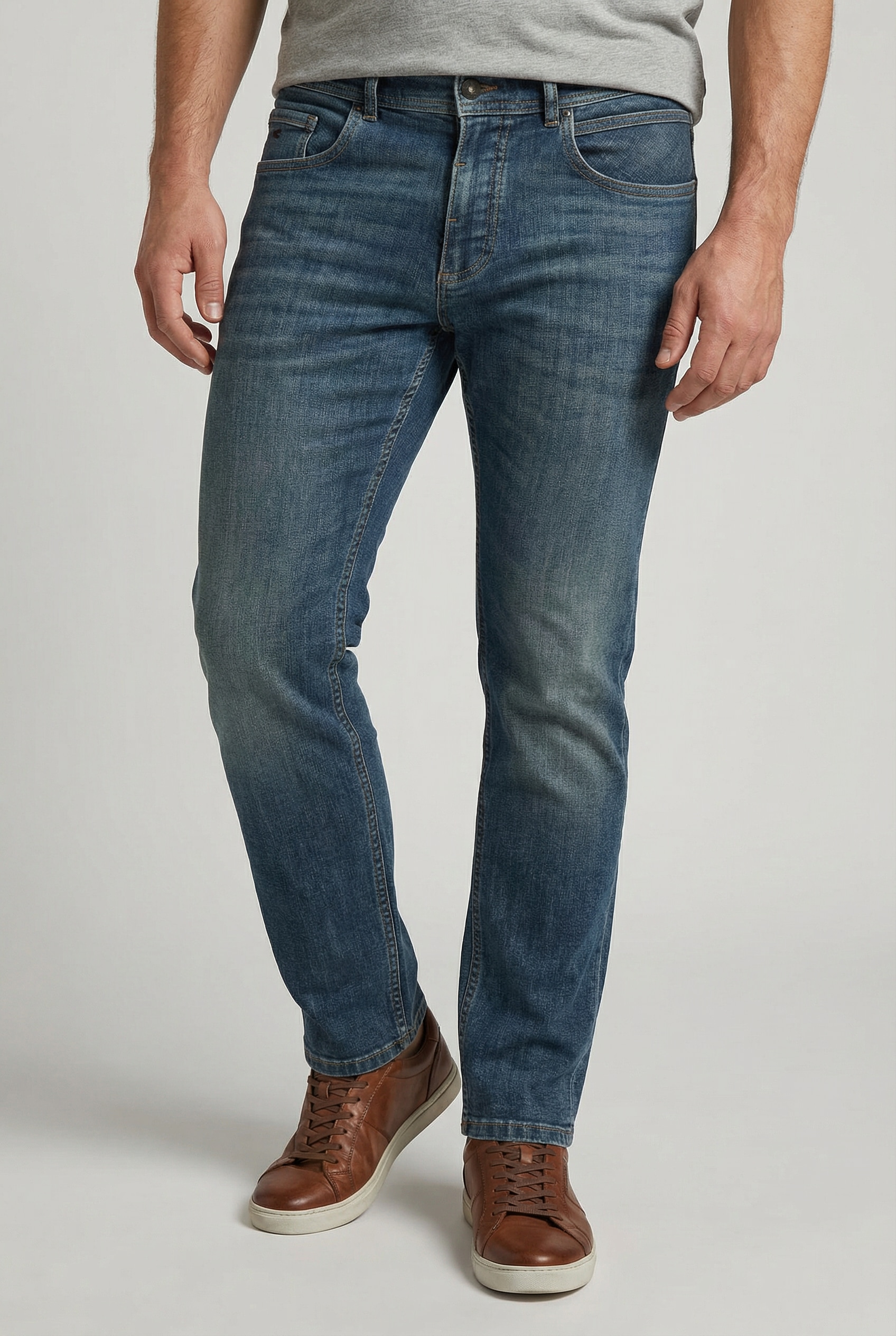 camel active Regular-fit-Jeans "fleXXXactive" im Five-Pocket Style