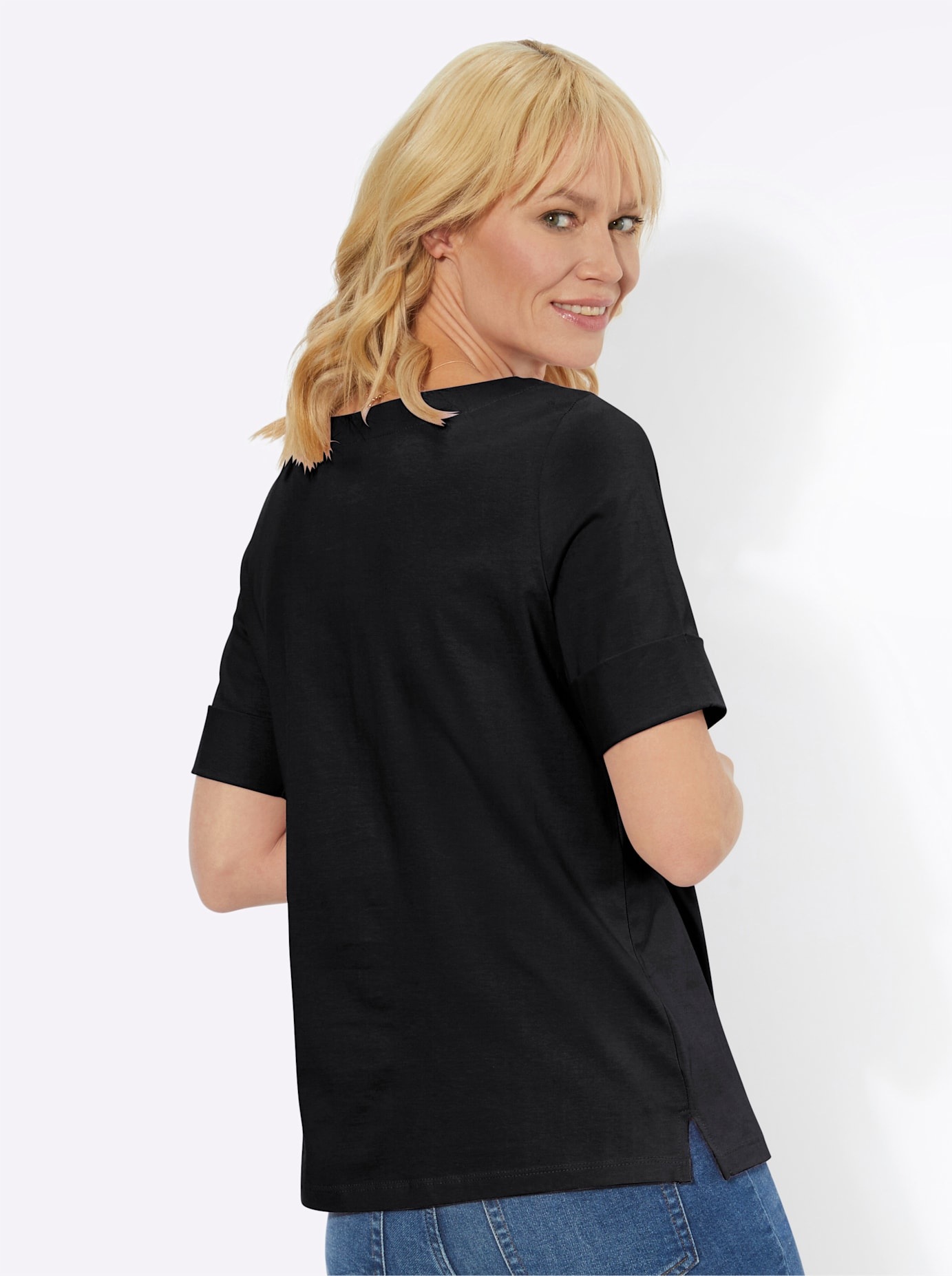 Classic Basics Kurzarmshirt "Shirt" 1 Stk. tlg. günstig online kaufen