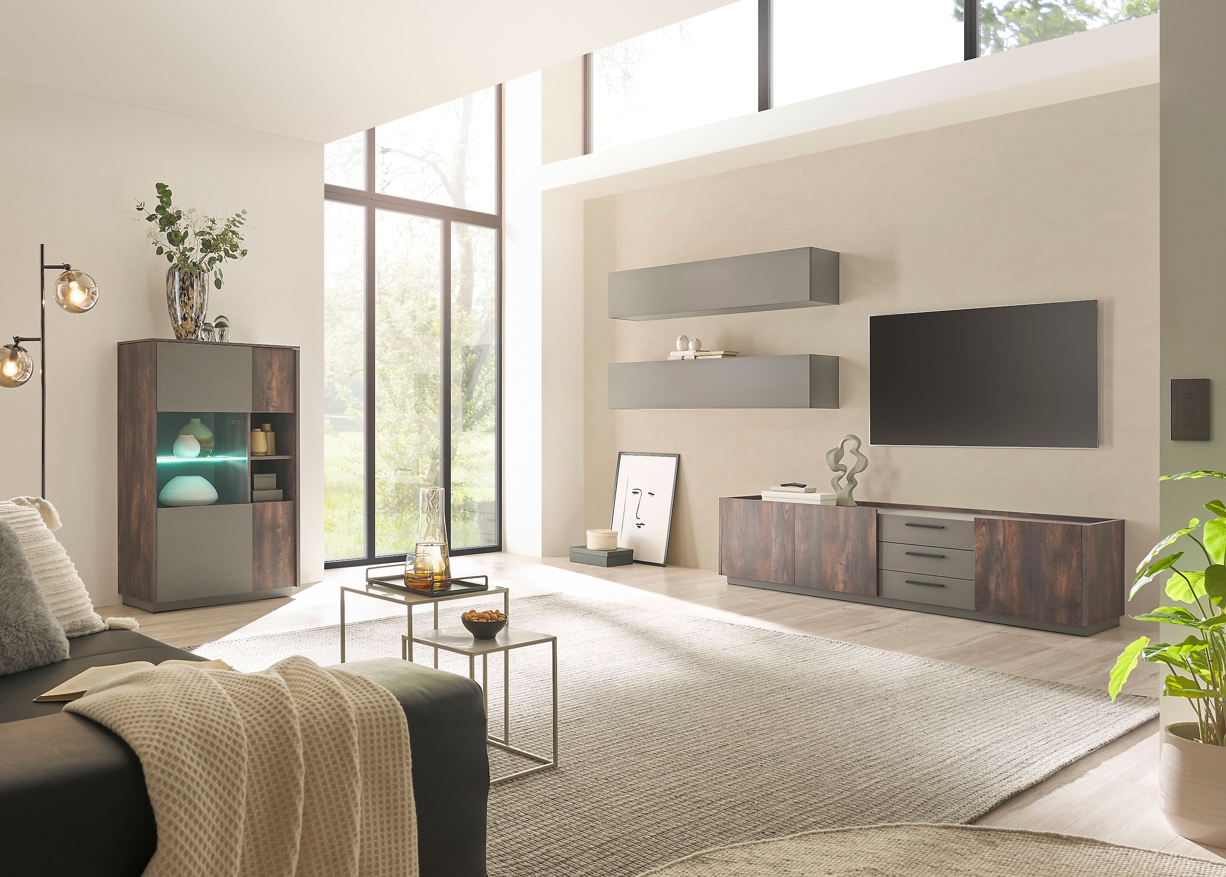INOSIGN Schrank-Set »LARGO«, (Set, 3 St.), mit Soft-Close und Push to open-Funktion
