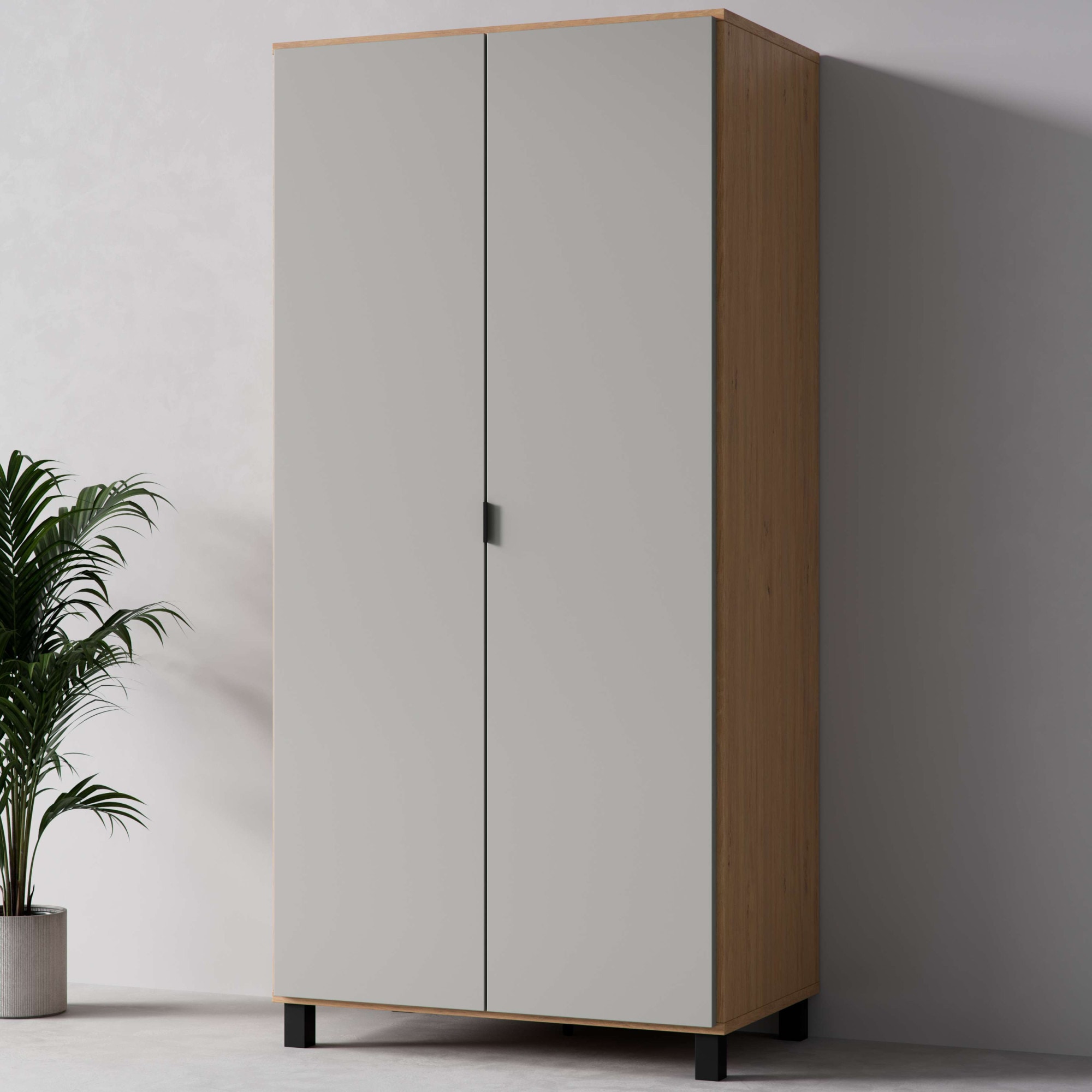 VOX Kleiderschrank "SIMPLE Garderobe, Wäscheschrank mit 5 Einlegeböden und günstig online kaufen