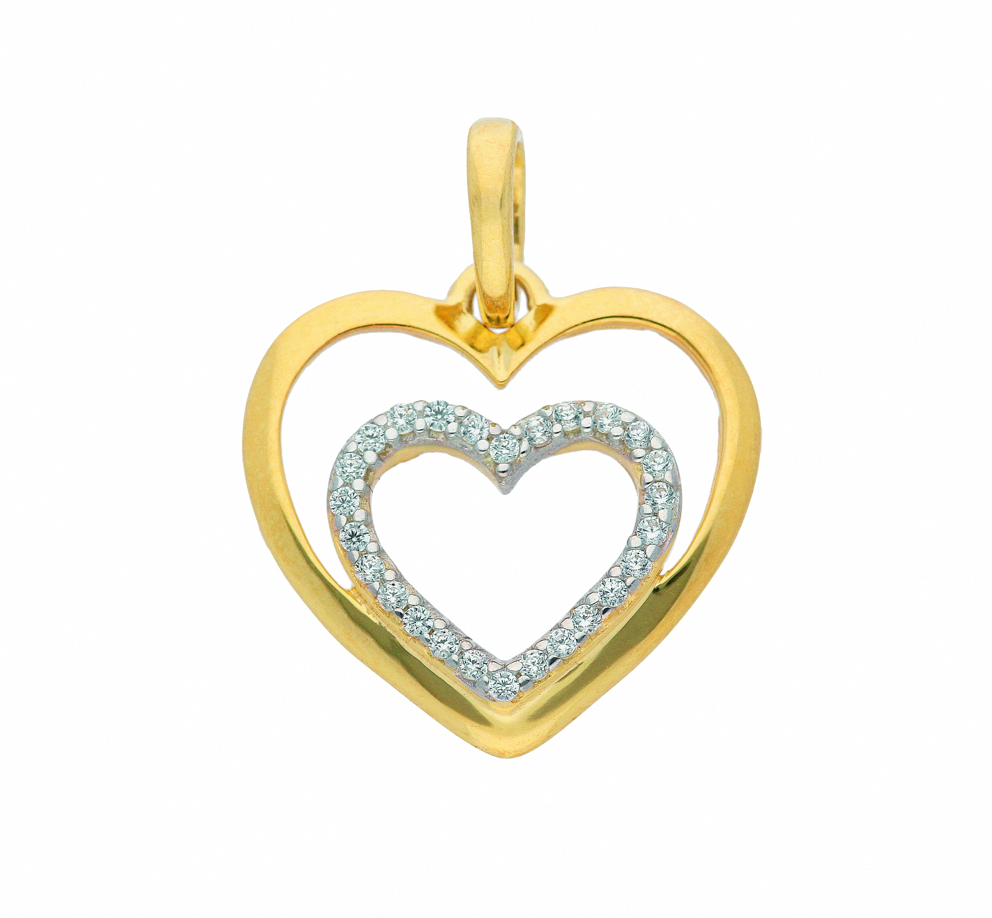 Gold BAUR 333 Goldschmuck Kettenanhänger Damen online Adelia´s Anhänger | Herz für Goldschmuck Zirkonia«, mit »Damen kaufen