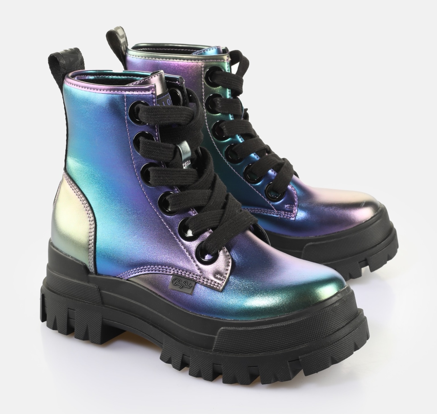 Buffalo Schnürboots "ASPHA LACE UP HI", Schnürboots, Freizeitschuh, Plateau günstig online kaufen