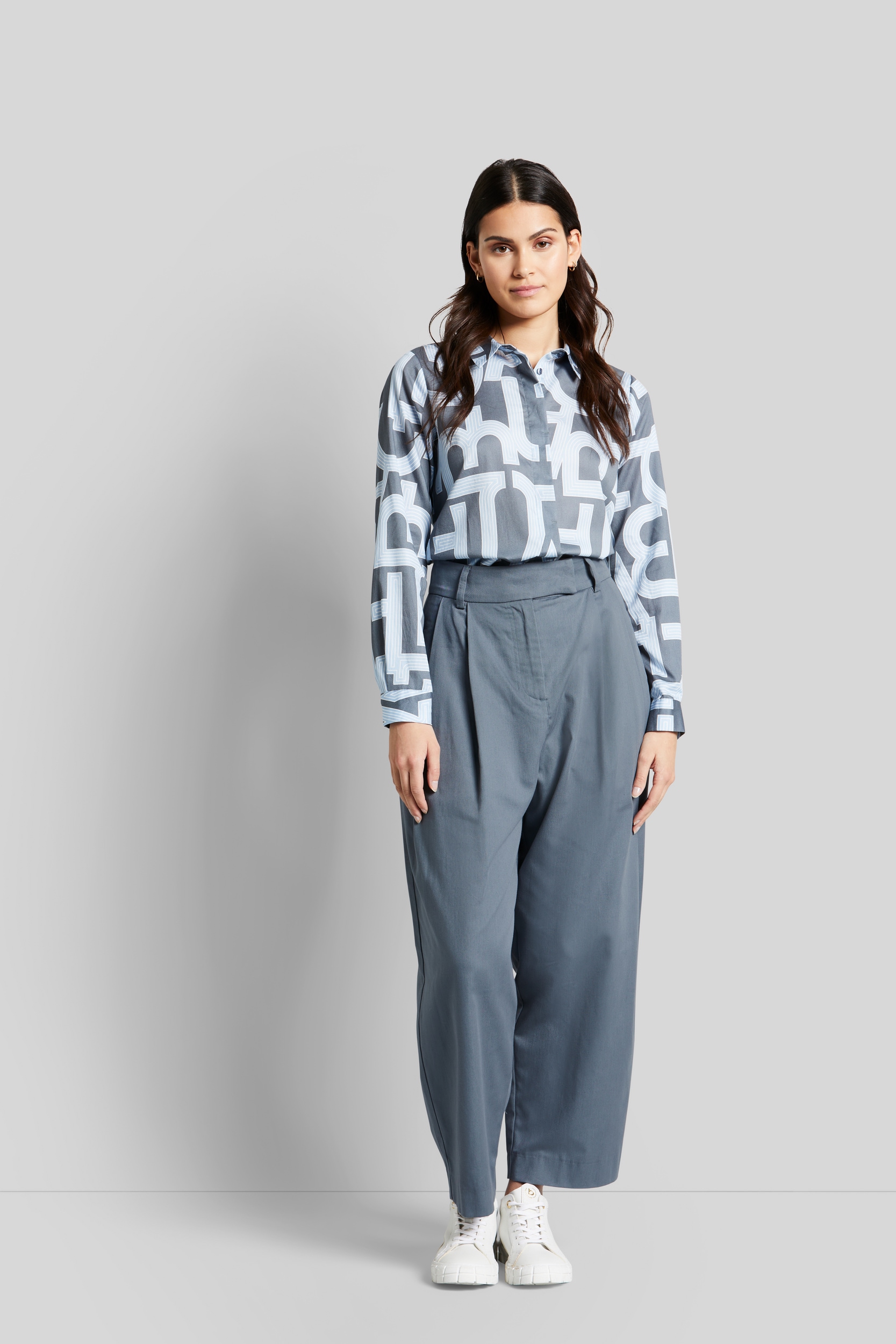 bugatti Stoffhose, mit Bundfalten
